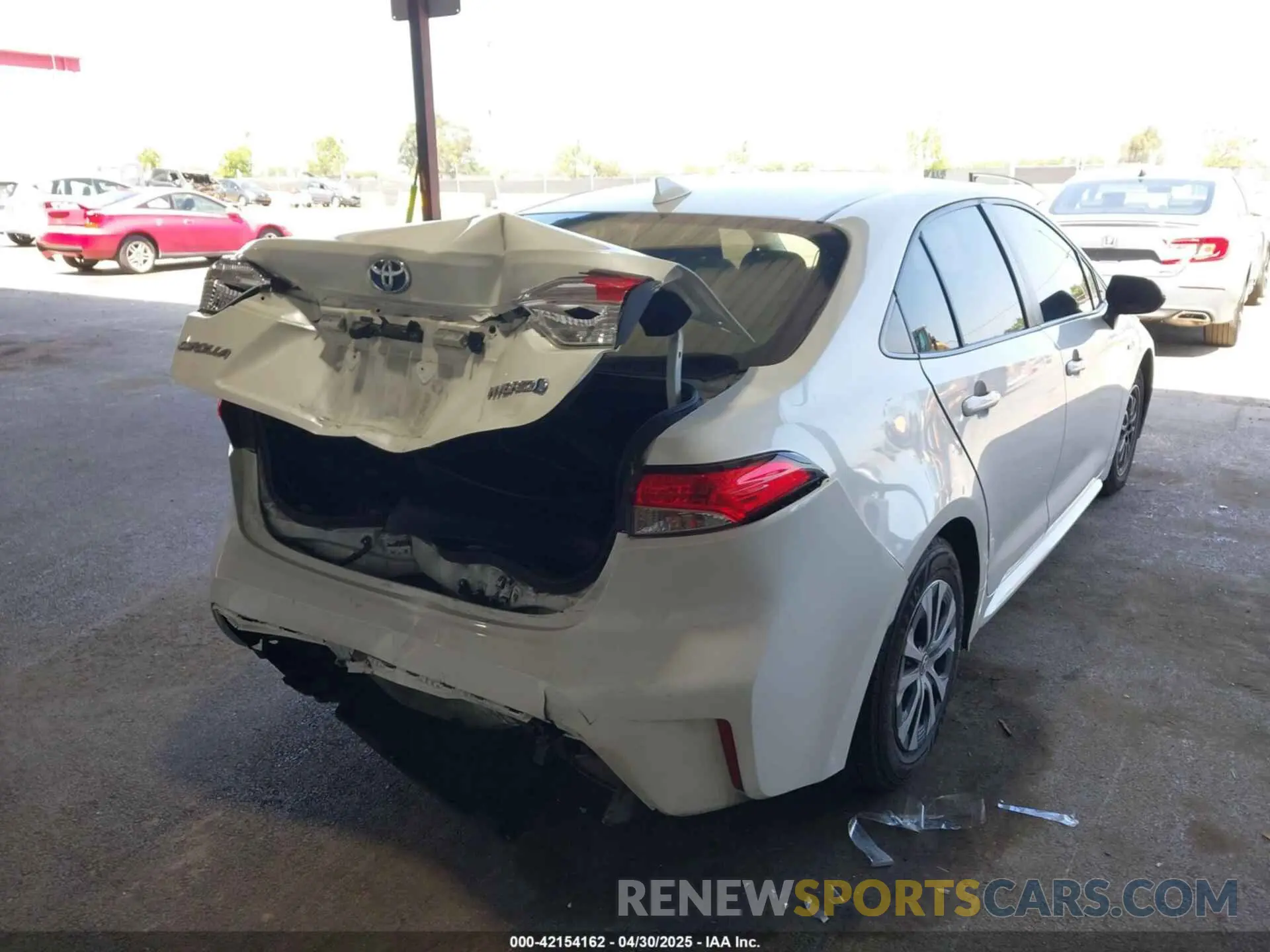 4 Photograph of a damaged car JTDEAMDEXMJ007022 TOYOTA COROLLA 2021