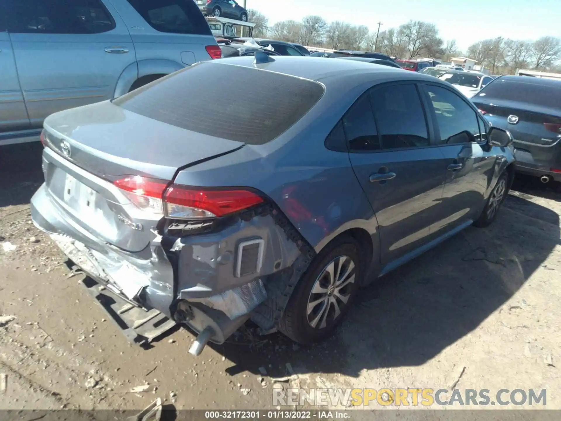 4 Photograph of a damaged car JTDEAMDEXMJ007196 TOYOTA COROLLA 2021