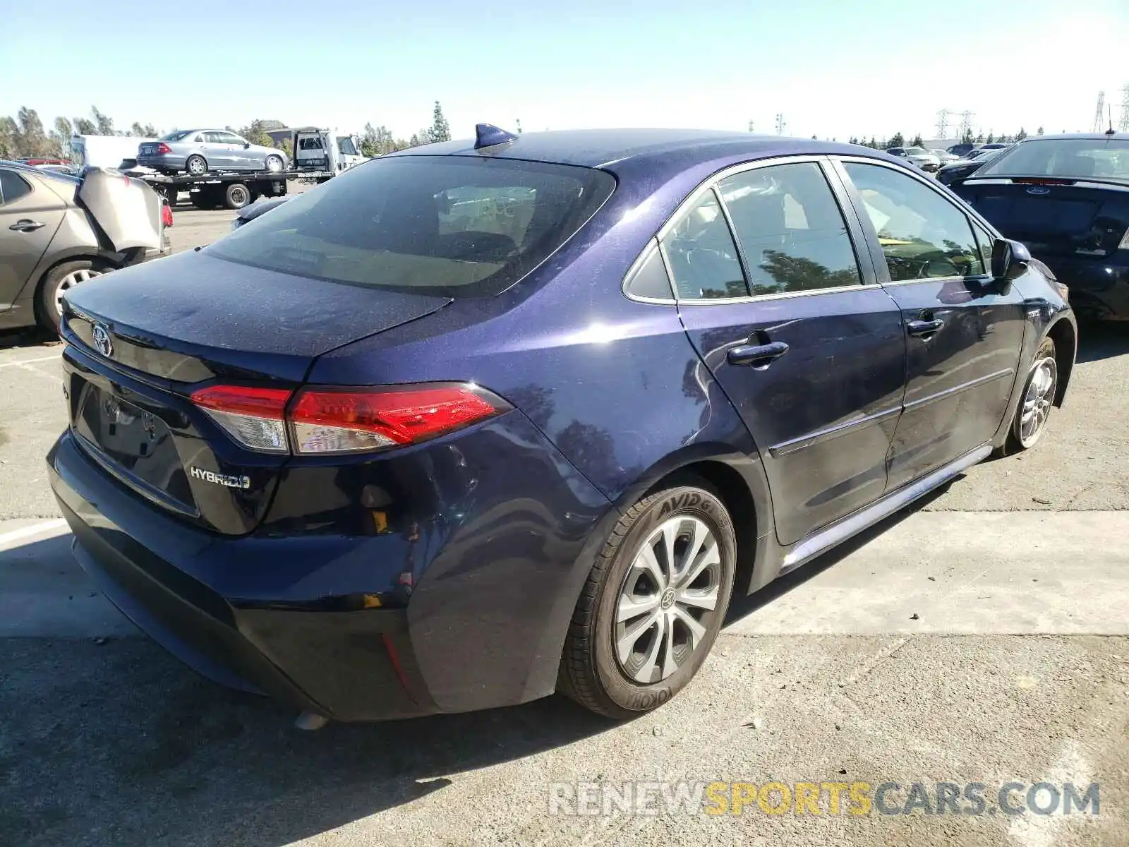 4 Photograph of a damaged car JTDEAMDEXMJ007344 TOYOTA COROLLA 2021