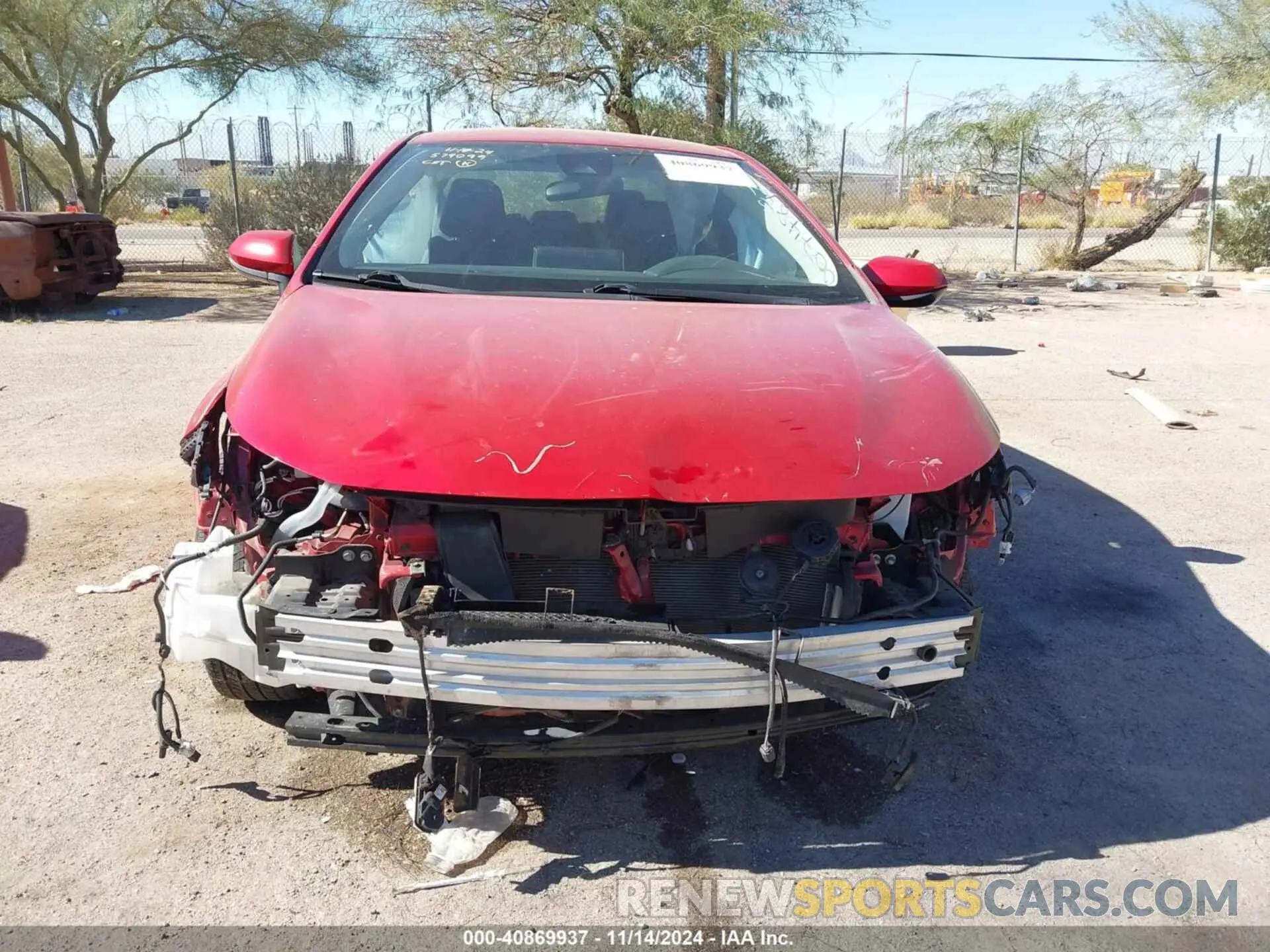 13 Photograph of a damaged car JTDEAMDEXMJ007487 TOYOTA COROLLA 2021