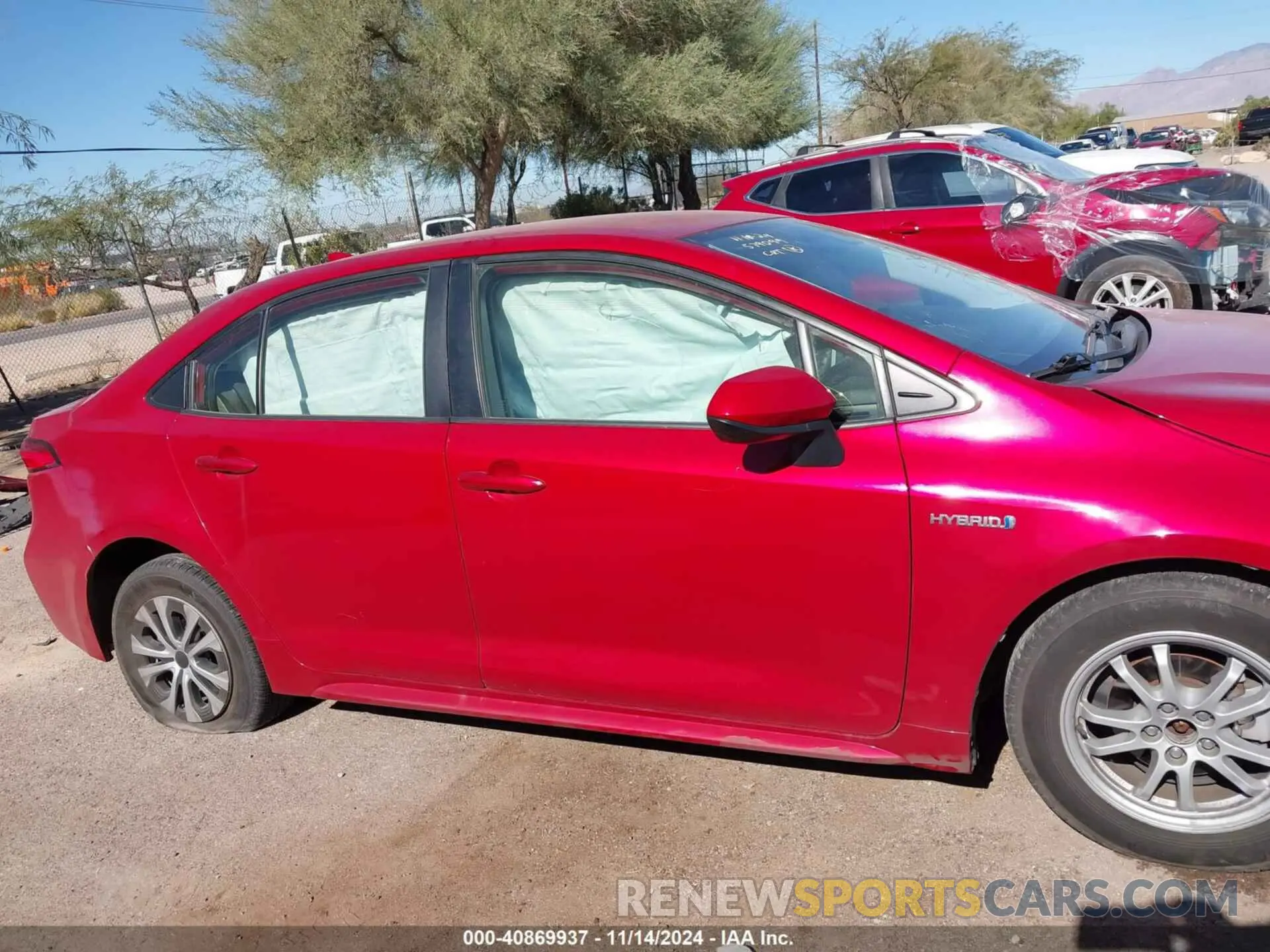14 Photograph of a damaged car JTDEAMDEXMJ007487 TOYOTA COROLLA 2021