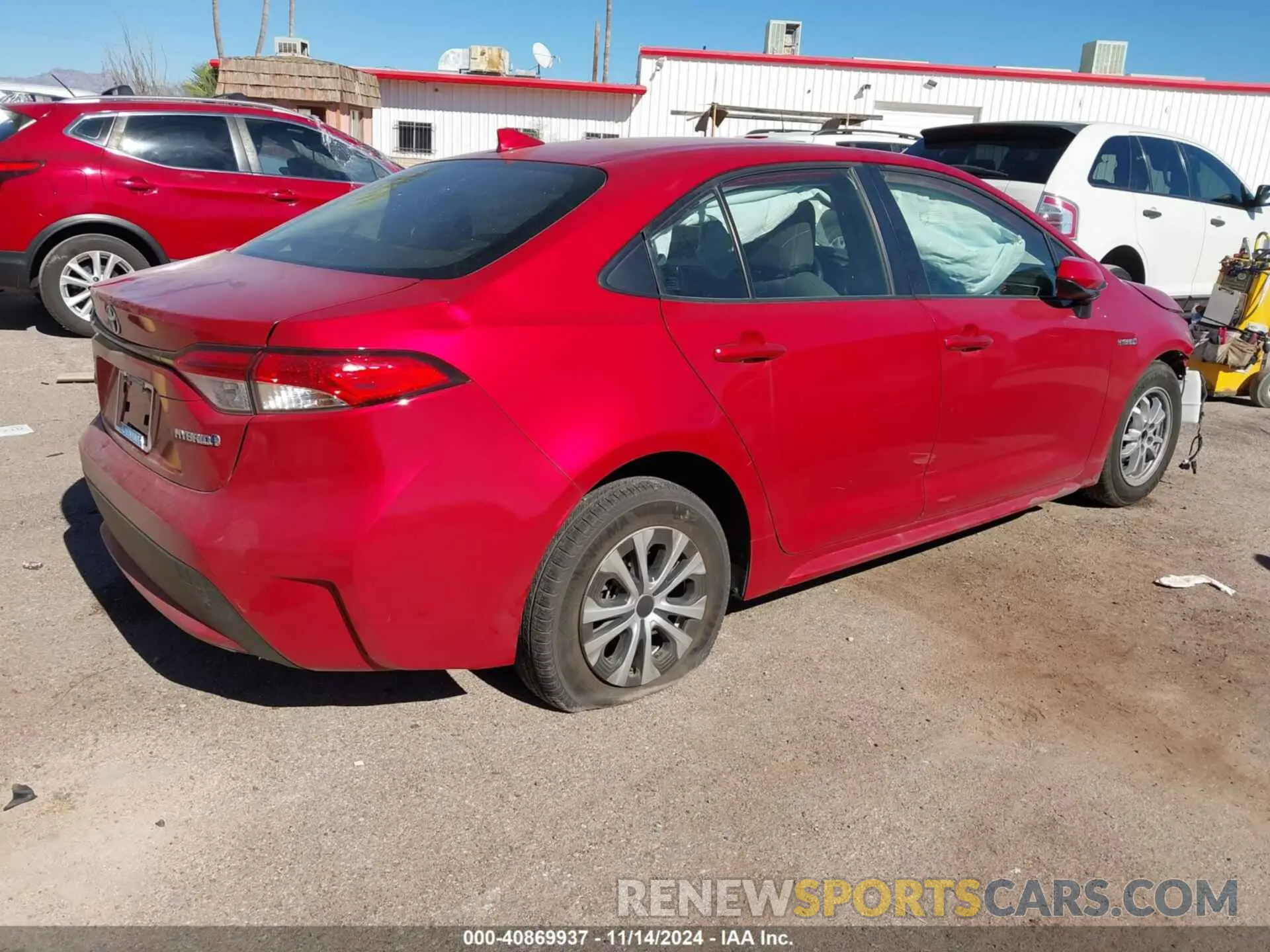 4 Photograph of a damaged car JTDEAMDEXMJ007487 TOYOTA COROLLA 2021