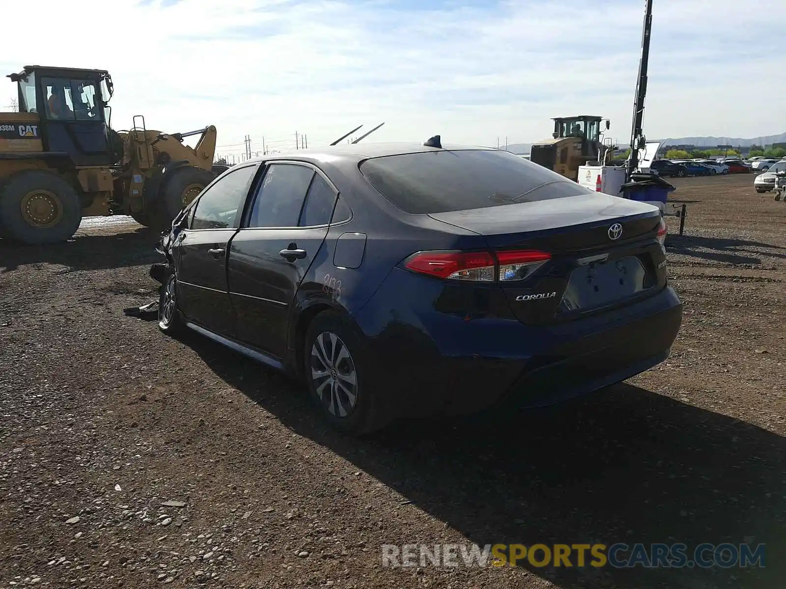 3 Photograph of a damaged car JTDEAMDEXMJ008297 TOYOTA COROLLA 2021