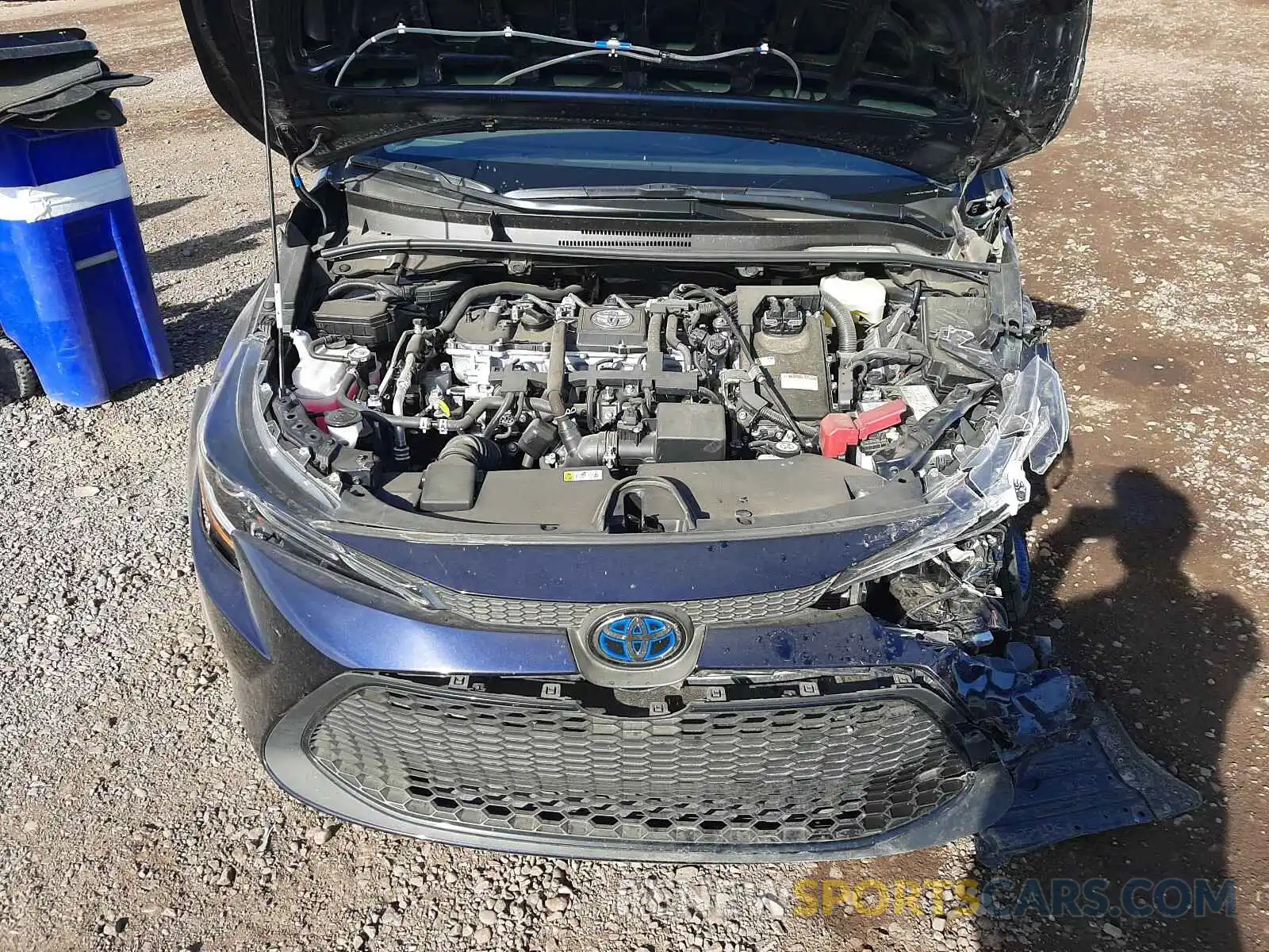 7 Photograph of a damaged car JTDEAMDEXMJ008297 TOYOTA COROLLA 2021