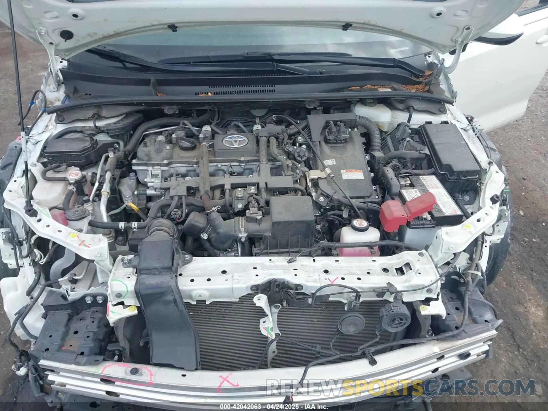 10 Photograph of a damaged car JTDEAMDEXMJ008929 TOYOTA COROLLA 2021
