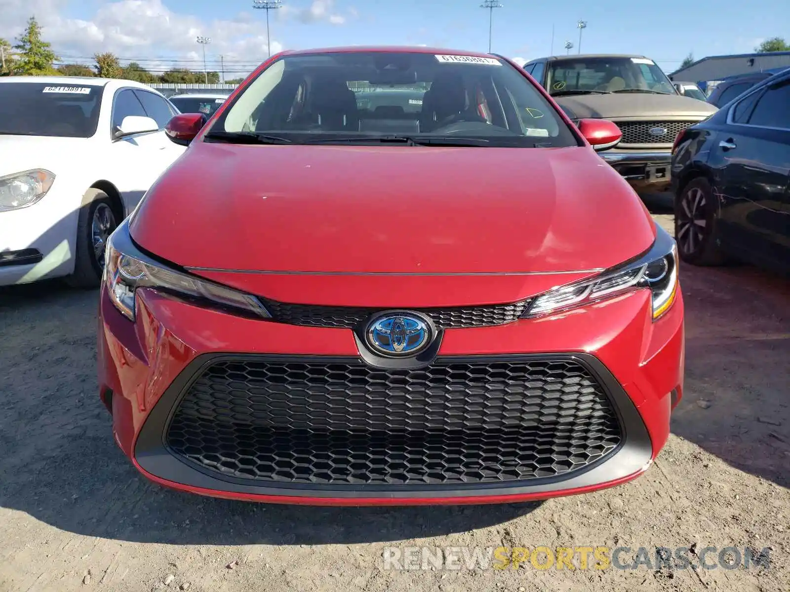 9 Photograph of a damaged car JTDEAMDEXMJ009630 TOYOTA COROLLA 2021