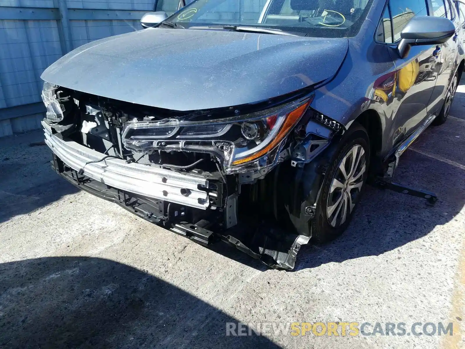 9 Photograph of a damaged car JTDEAMDEXMJ010227 TOYOTA COROLLA 2021