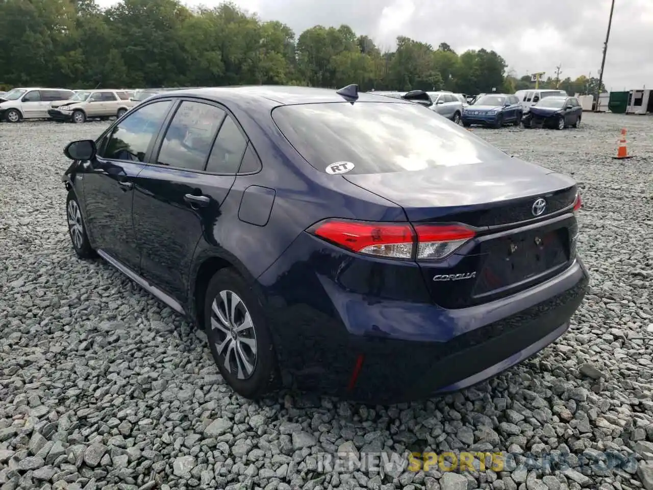 3 Photograph of a damaged car JTDEAMDEXMJ010485 TOYOTA COROLLA 2021