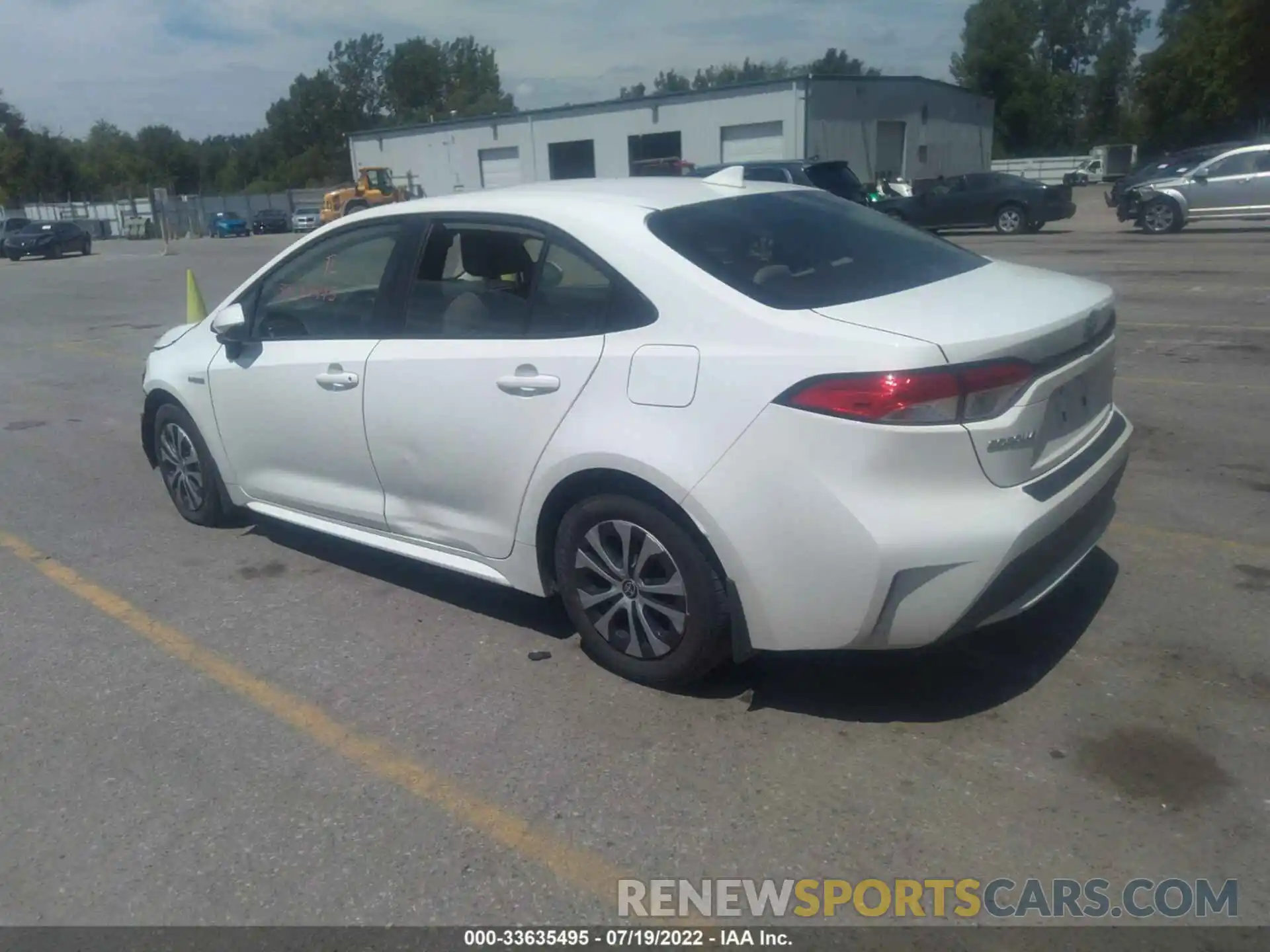 3 Photograph of a damaged car JTDEAMDEXMJ010535 TOYOTA COROLLA 2021