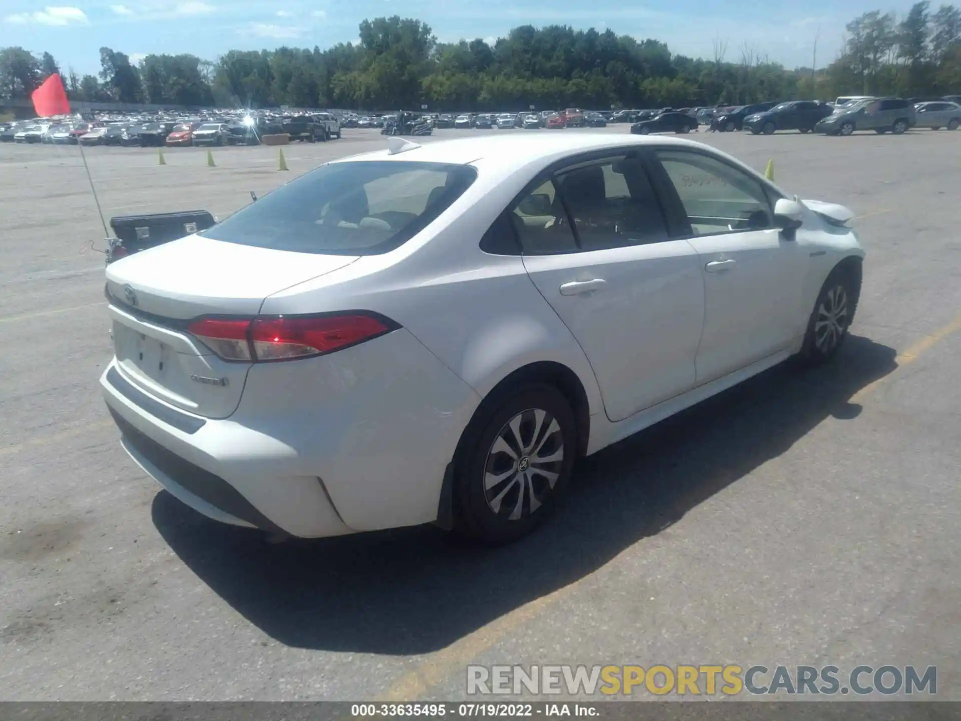 4 Photograph of a damaged car JTDEAMDEXMJ010535 TOYOTA COROLLA 2021