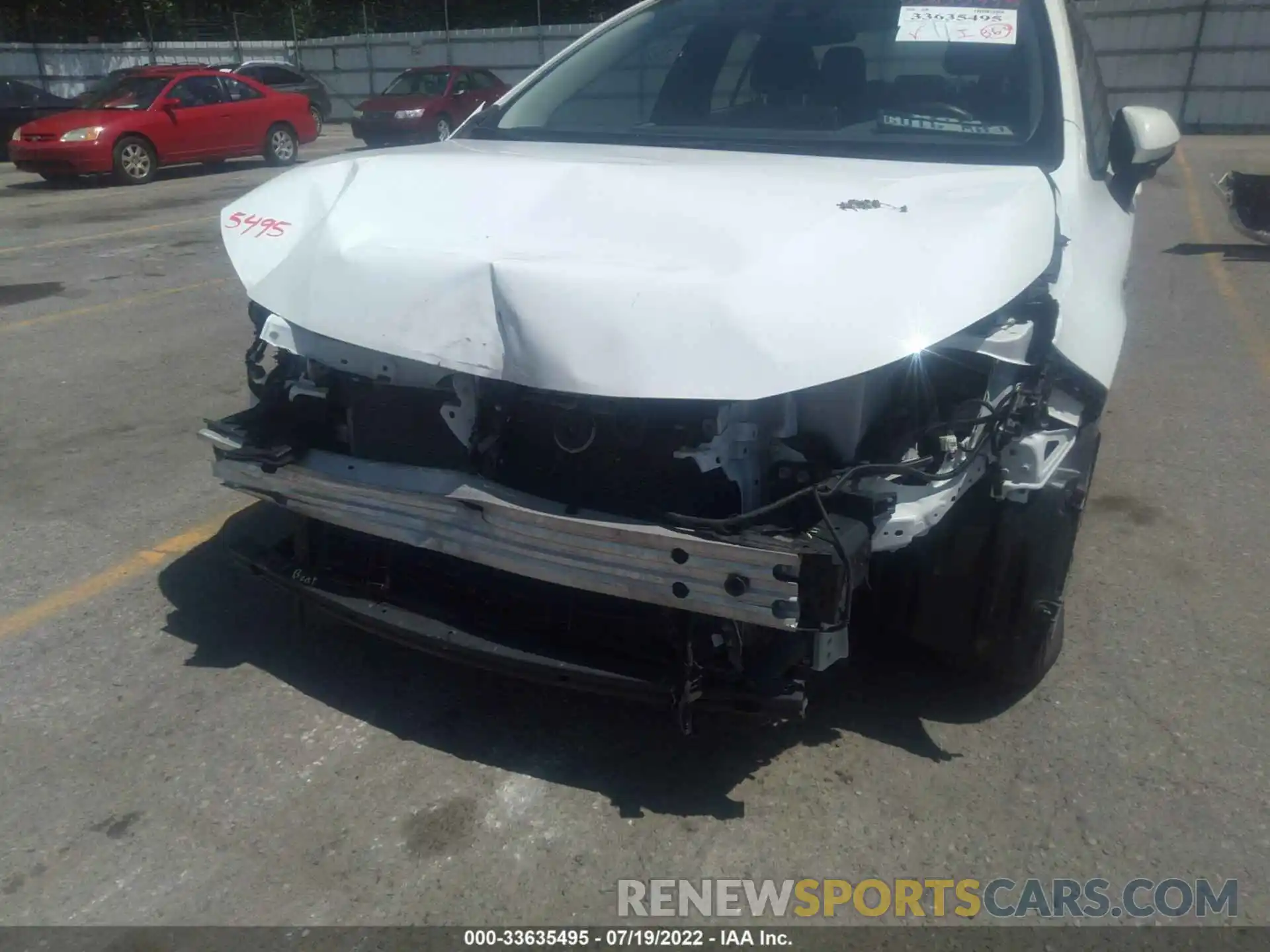 6 Photograph of a damaged car JTDEAMDEXMJ010535 TOYOTA COROLLA 2021