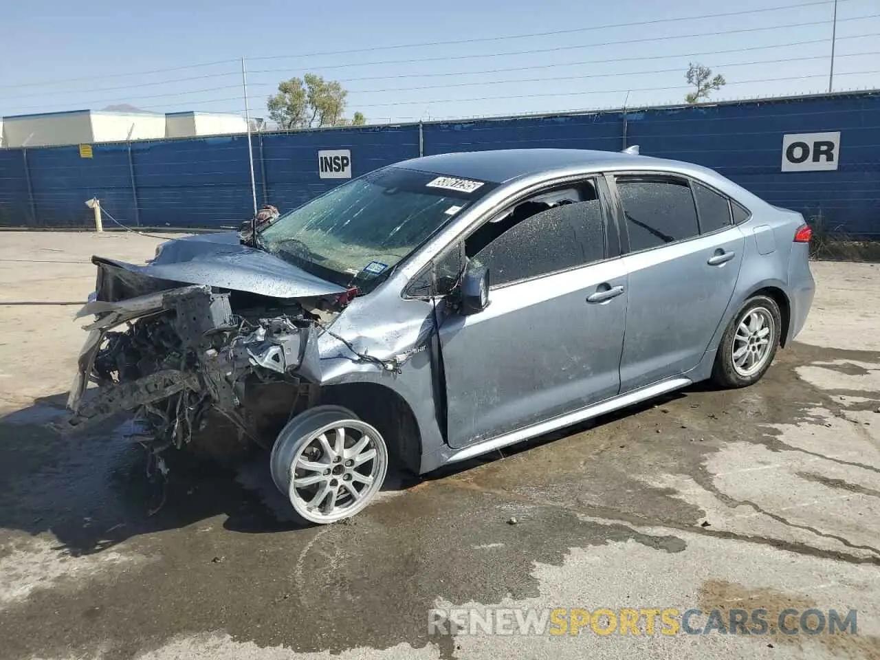 1 Photograph of a damaged car JTDEAMDEXMJ010552 TOYOTA COROLLA 2021