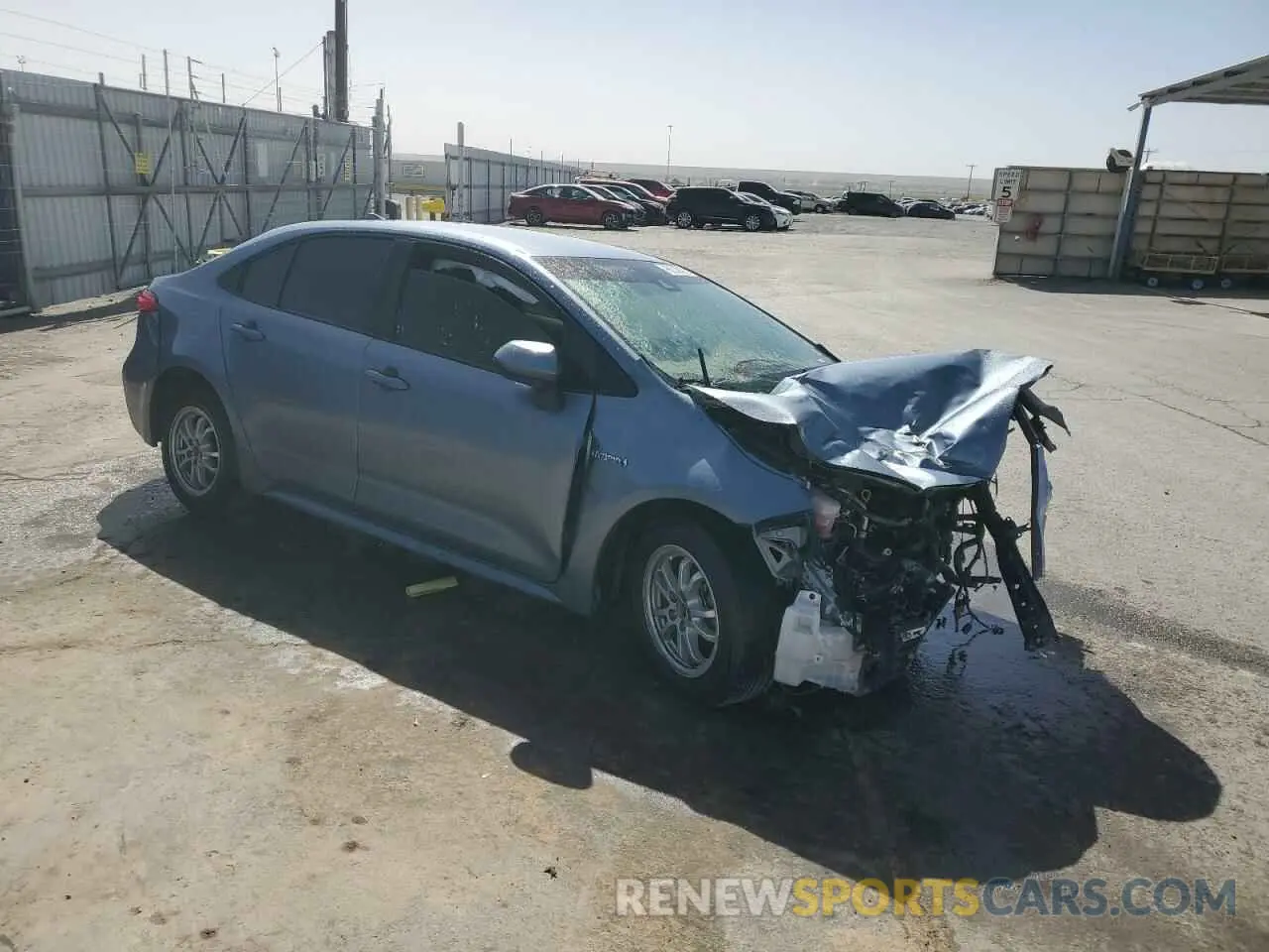 4 Photograph of a damaged car JTDEAMDEXMJ010552 TOYOTA COROLLA 2021