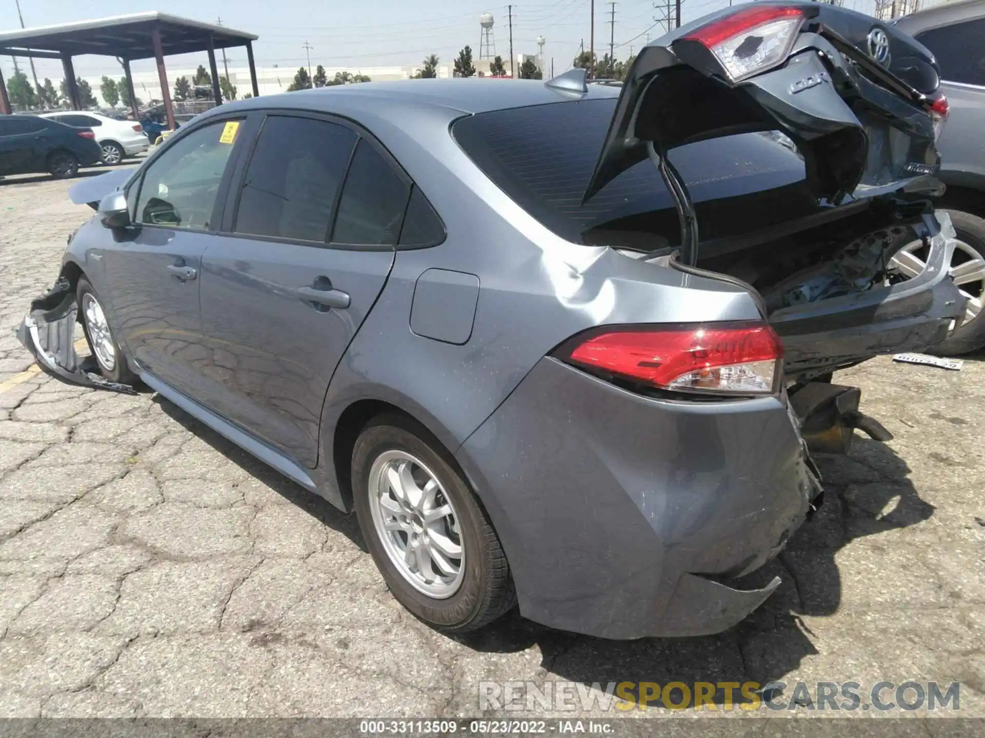 3 Photograph of a damaged car JTDEAMDEXMJ013693 TOYOTA COROLLA 2021