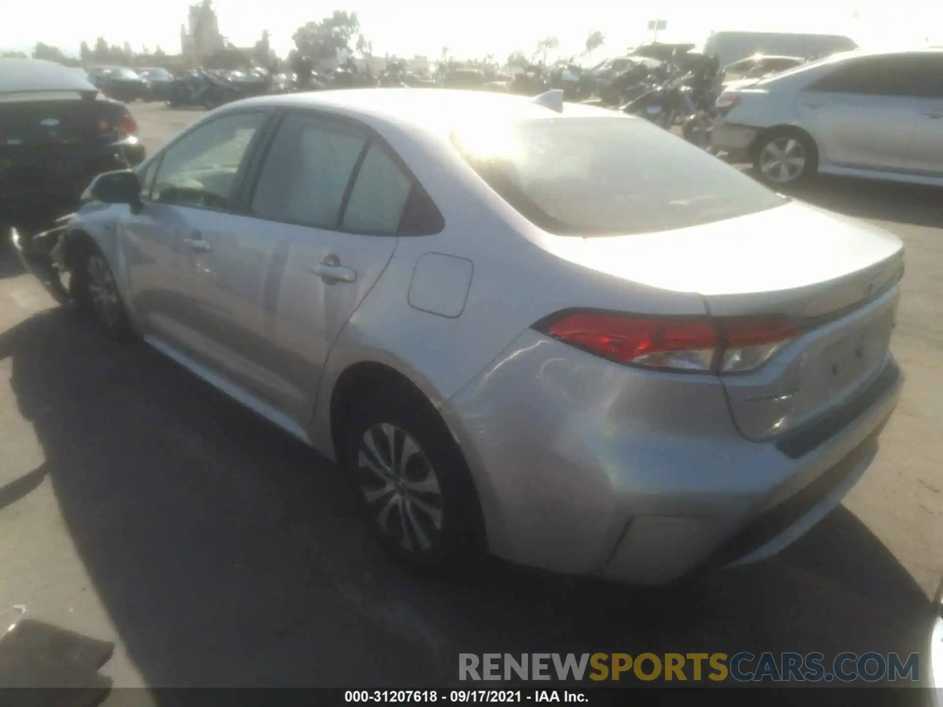 3 Photograph of a damaged car JTDEAMDEXMJ015752 TOYOTA COROLLA 2021