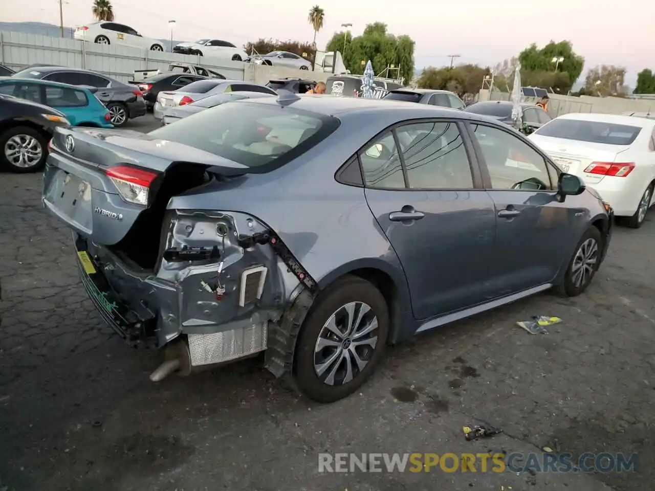 3 Photograph of a damaged car JTDEAMDEXMJ020479 TOYOTA COROLLA 2021