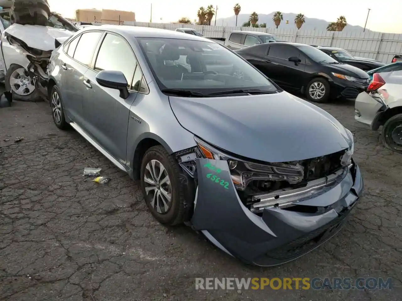 4 Photograph of a damaged car JTDEAMDEXMJ020479 TOYOTA COROLLA 2021