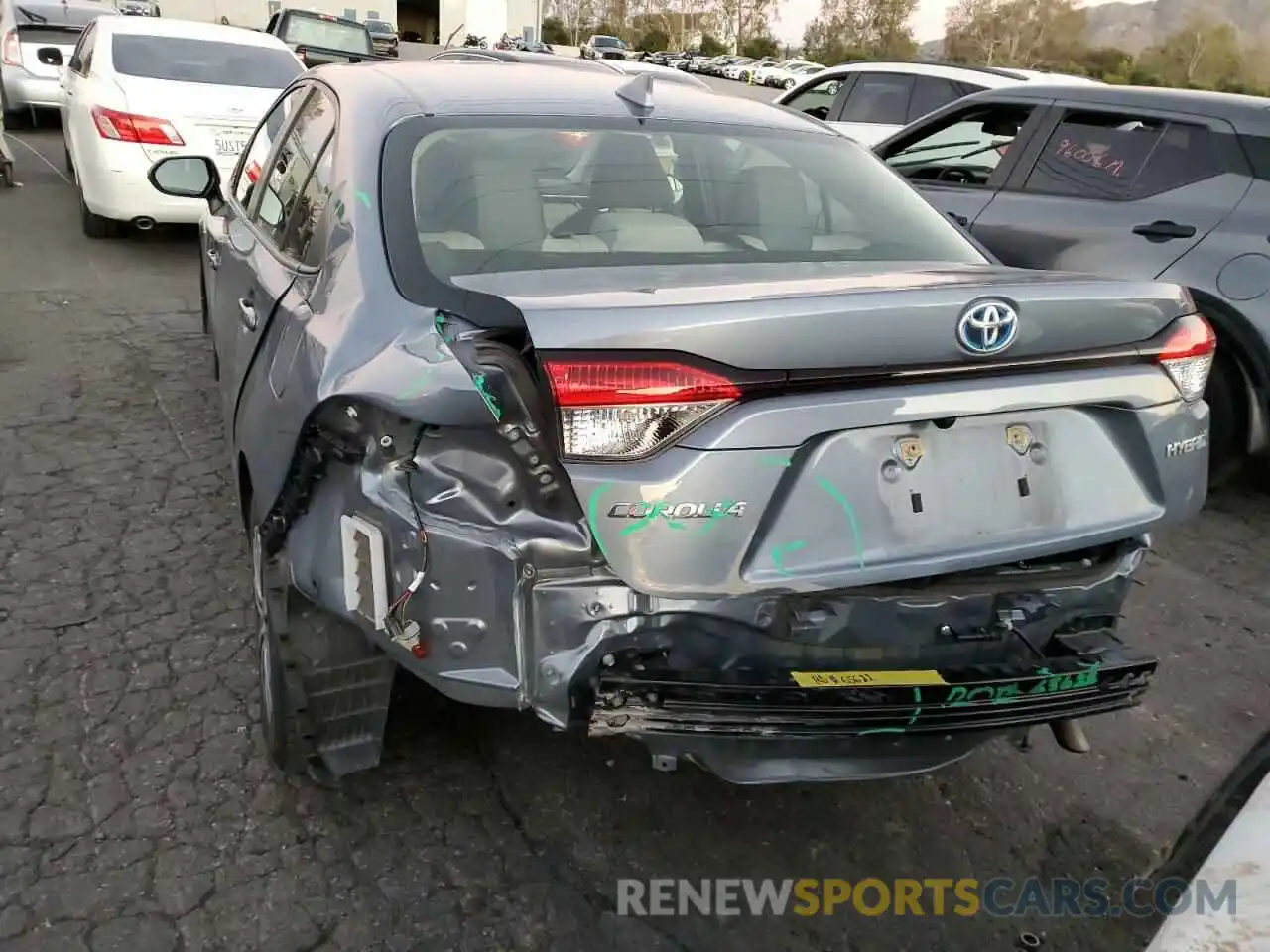 6 Photograph of a damaged car JTDEAMDEXMJ020479 TOYOTA COROLLA 2021