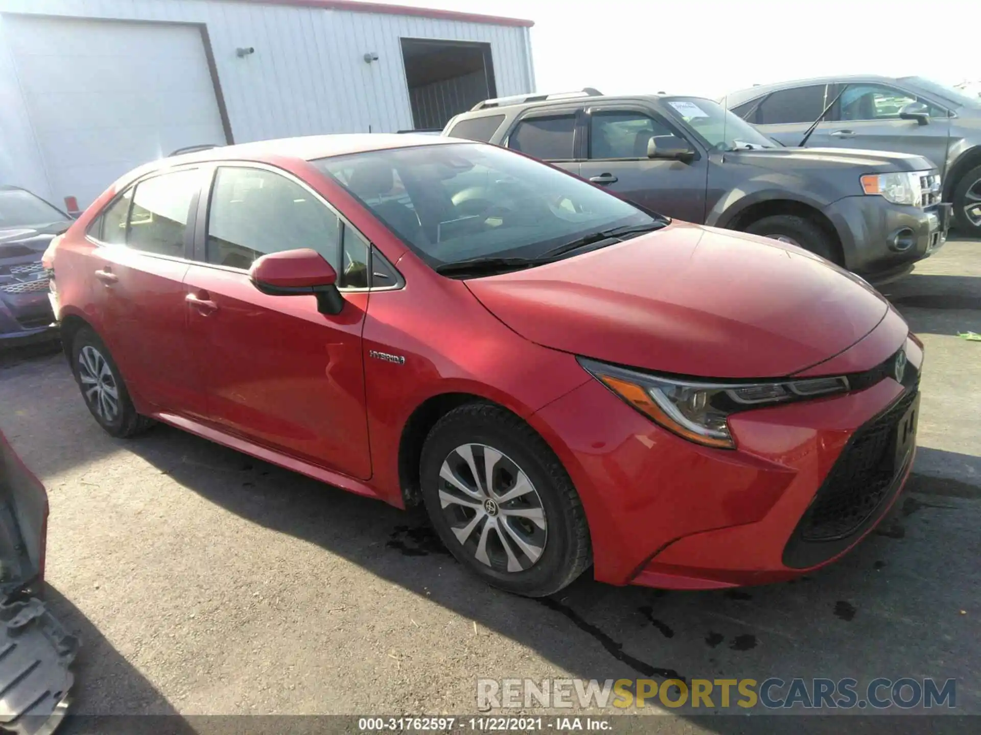 1 Photograph of a damaged car JTDEAMDEXMJ021499 TOYOTA COROLLA 2021