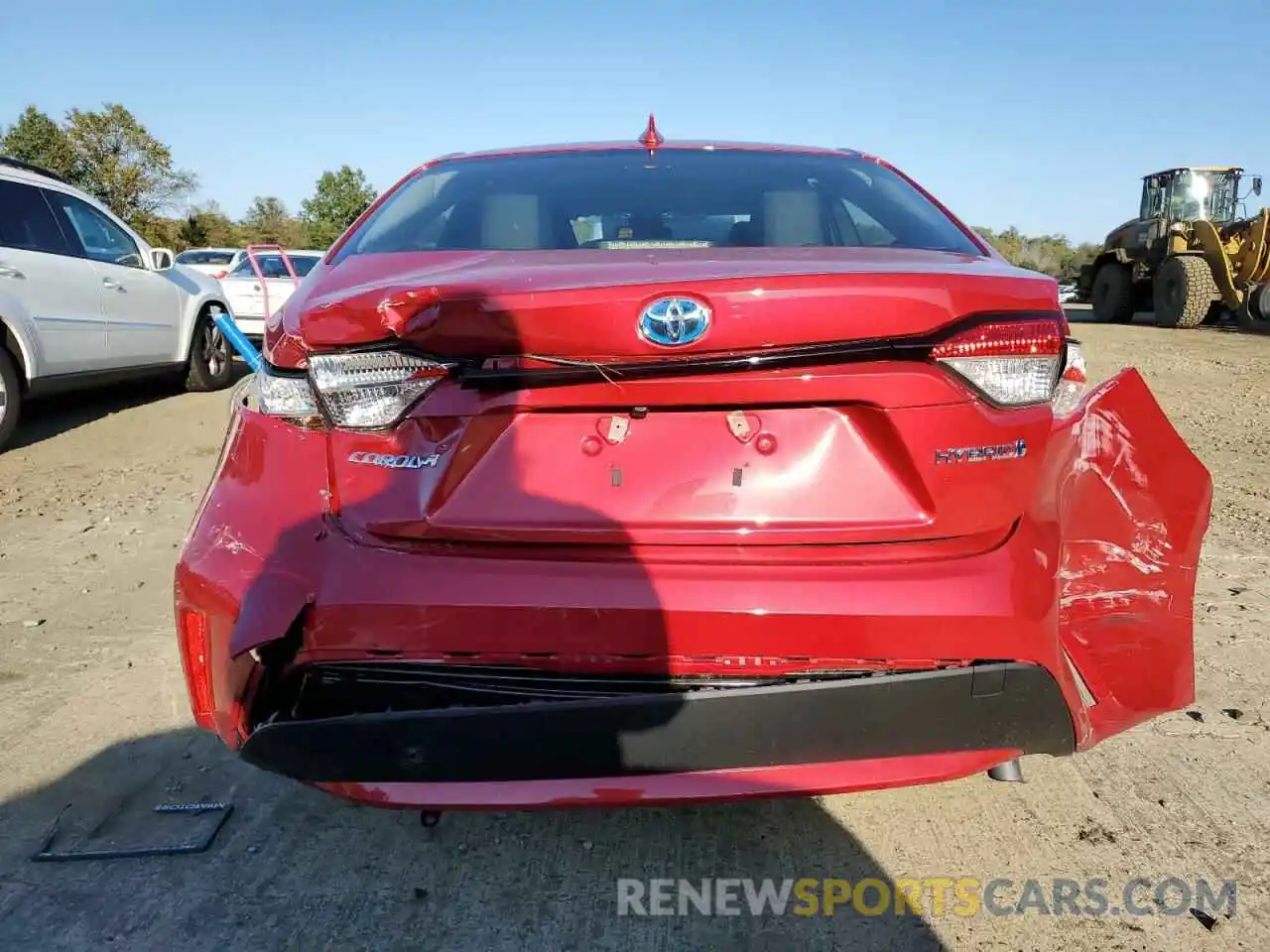 9 Photograph of a damaged car JTDEAMDEXMJ023043 TOYOTA COROLLA 2021