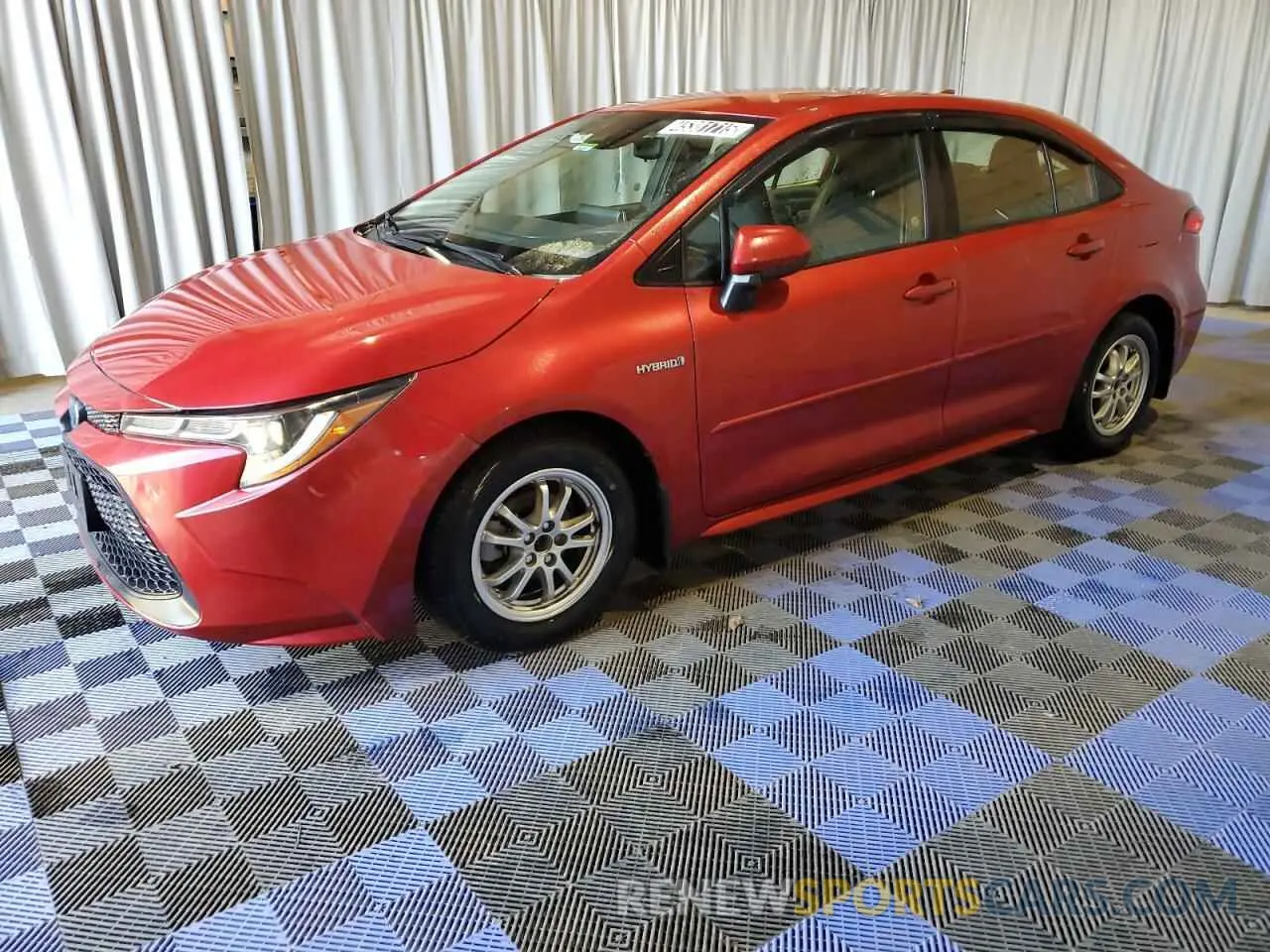 1 Photograph of a damaged car JTDEAMDEXMJ024967 TOYOTA COROLLA 2021