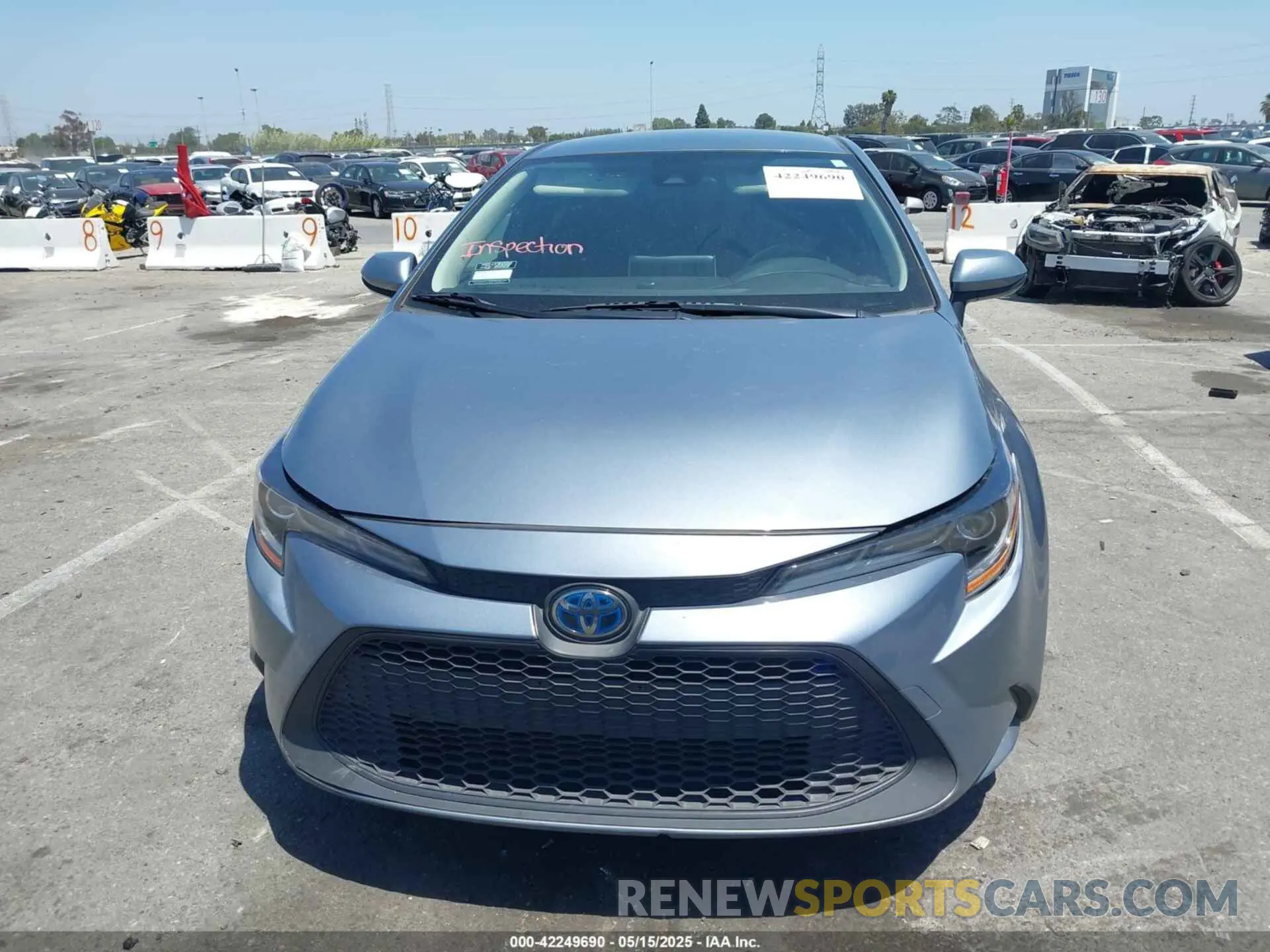 12 Photograph of a damaged car JTDEAMDEXMJ027822 TOYOTA COROLLA 2021