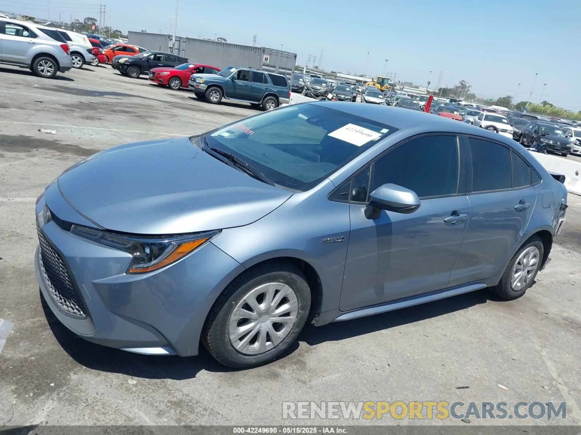 2 Photograph of a damaged car JTDEAMDEXMJ027822 TOYOTA COROLLA 2021