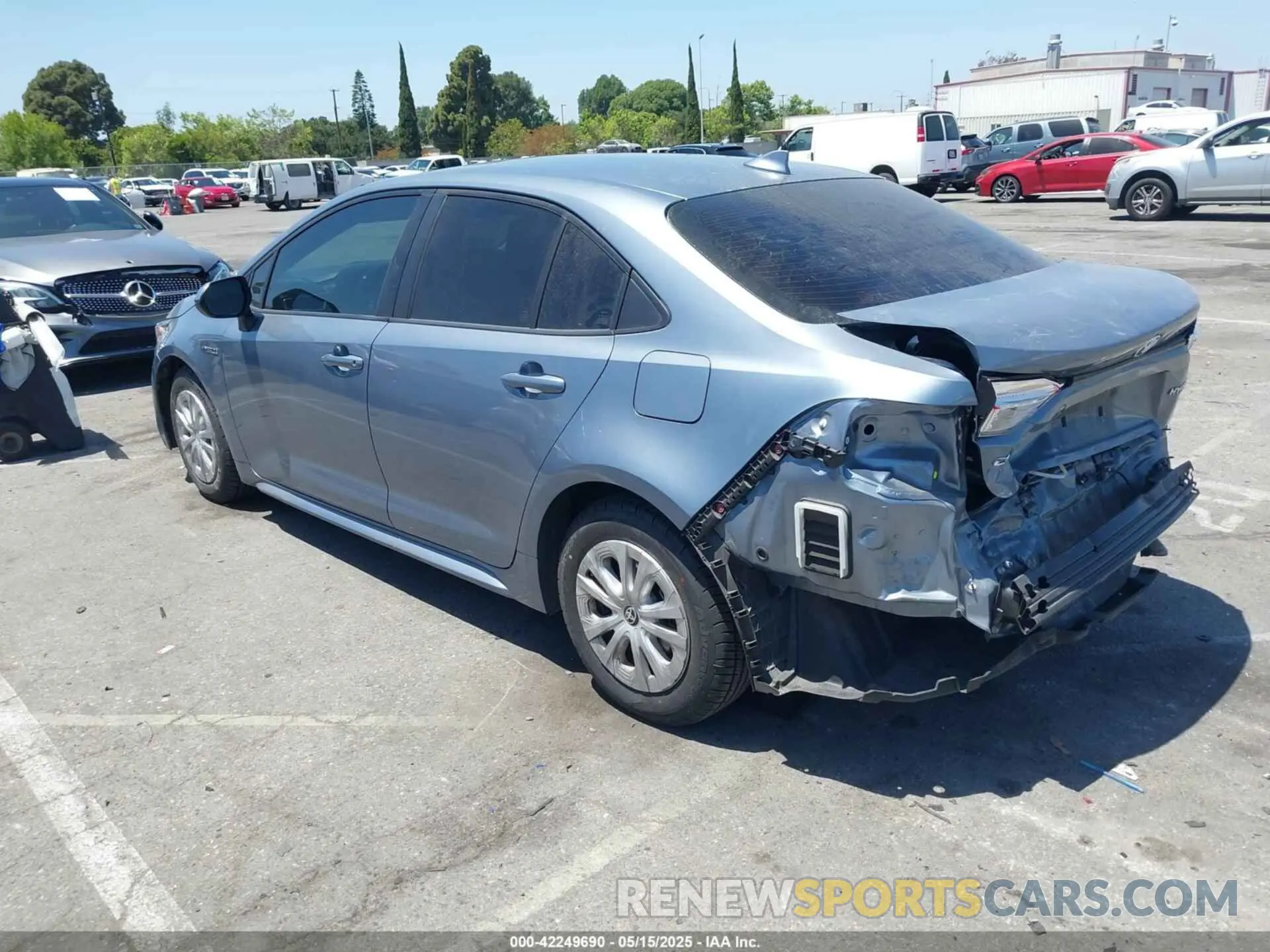 3 Photograph of a damaged car JTDEAMDEXMJ027822 TOYOTA COROLLA 2021