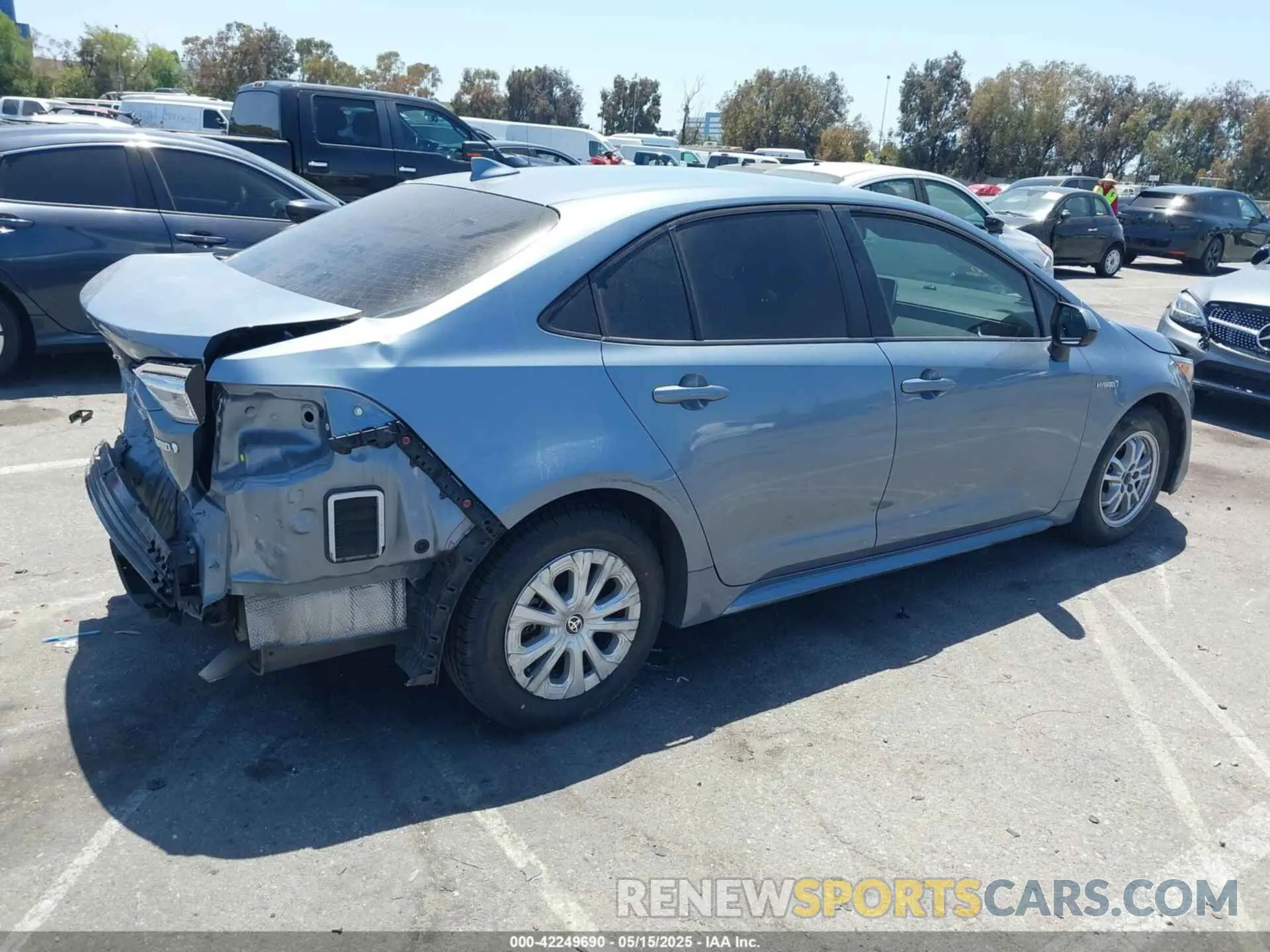 4 Photograph of a damaged car JTDEAMDEXMJ027822 TOYOTA COROLLA 2021