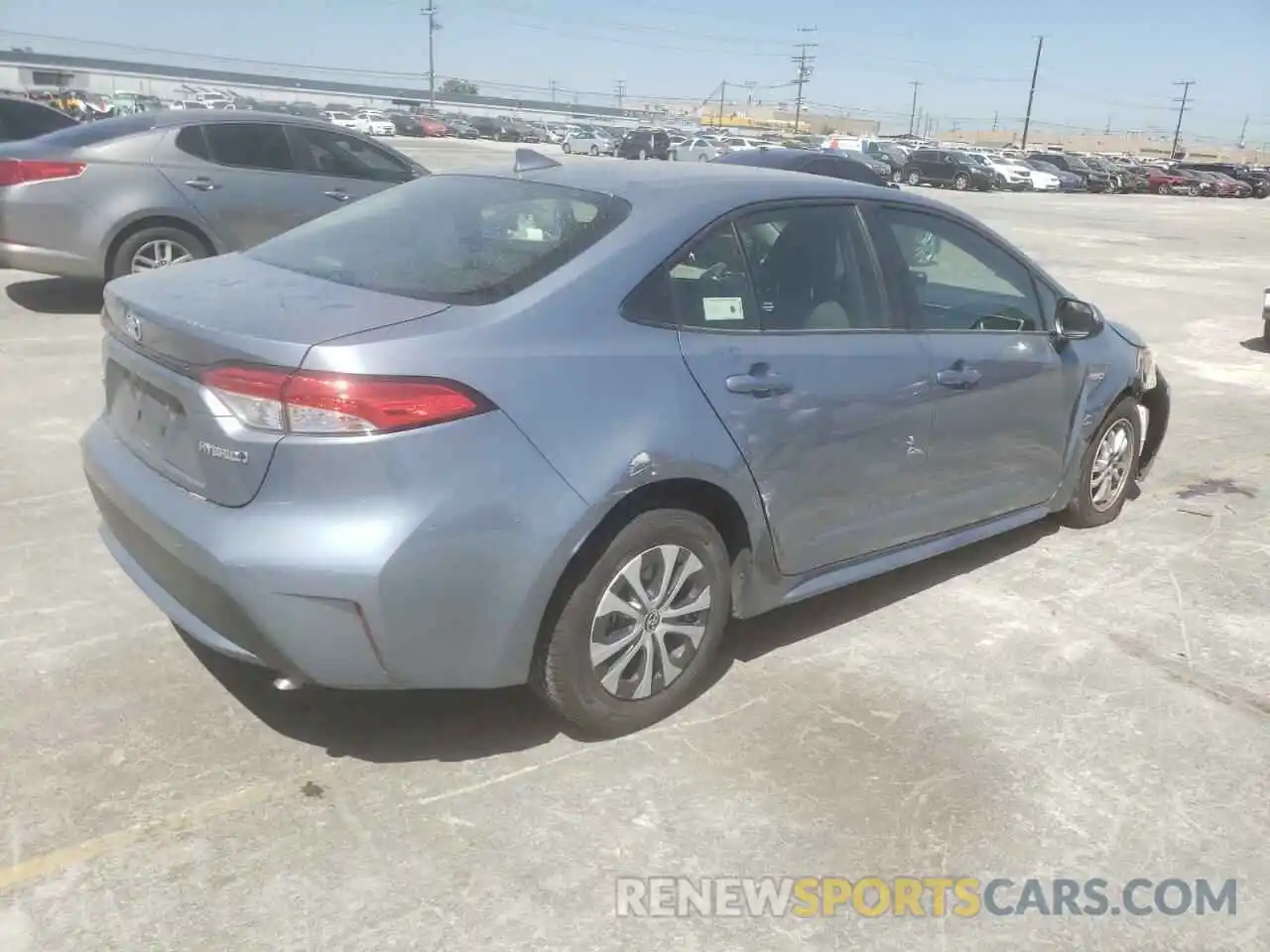 4 Photograph of a damaged car JTDEAMDEXMJ027867 TOYOTA COROLLA 2021