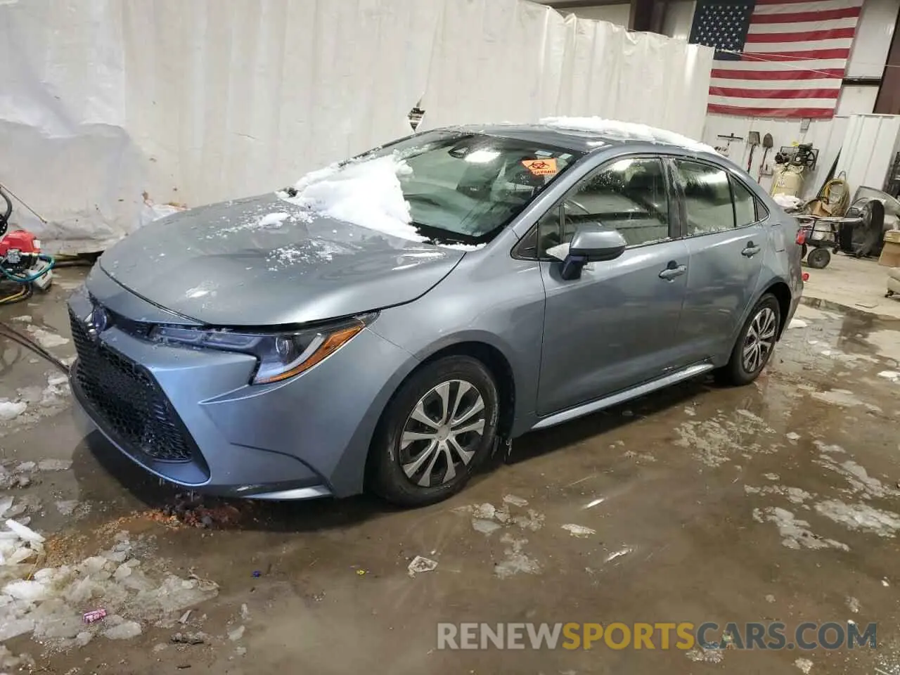 1 Photograph of a damaged car JTDEAMDEXMJ028209 TOYOTA COROLLA 2021