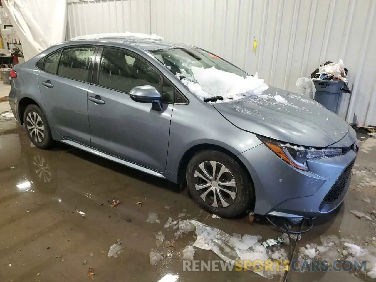4 Photograph of a damaged car JTDEAMDEXMJ028209 TOYOTA COROLLA 2021