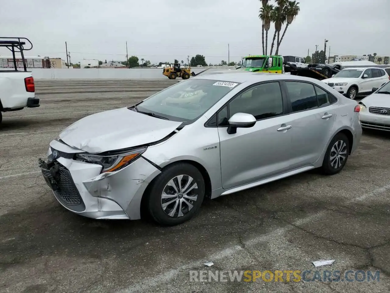 1 Photograph of a damaged car JTDEAMDEXMJ029862 TOYOTA COROLLA 2021