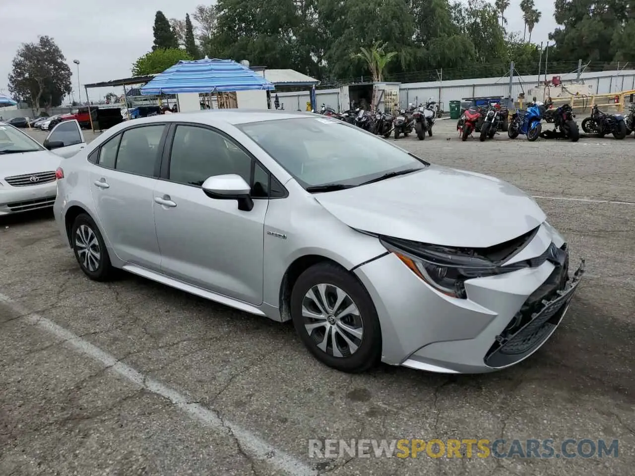 4 Photograph of a damaged car JTDEAMDEXMJ029862 TOYOTA COROLLA 2021