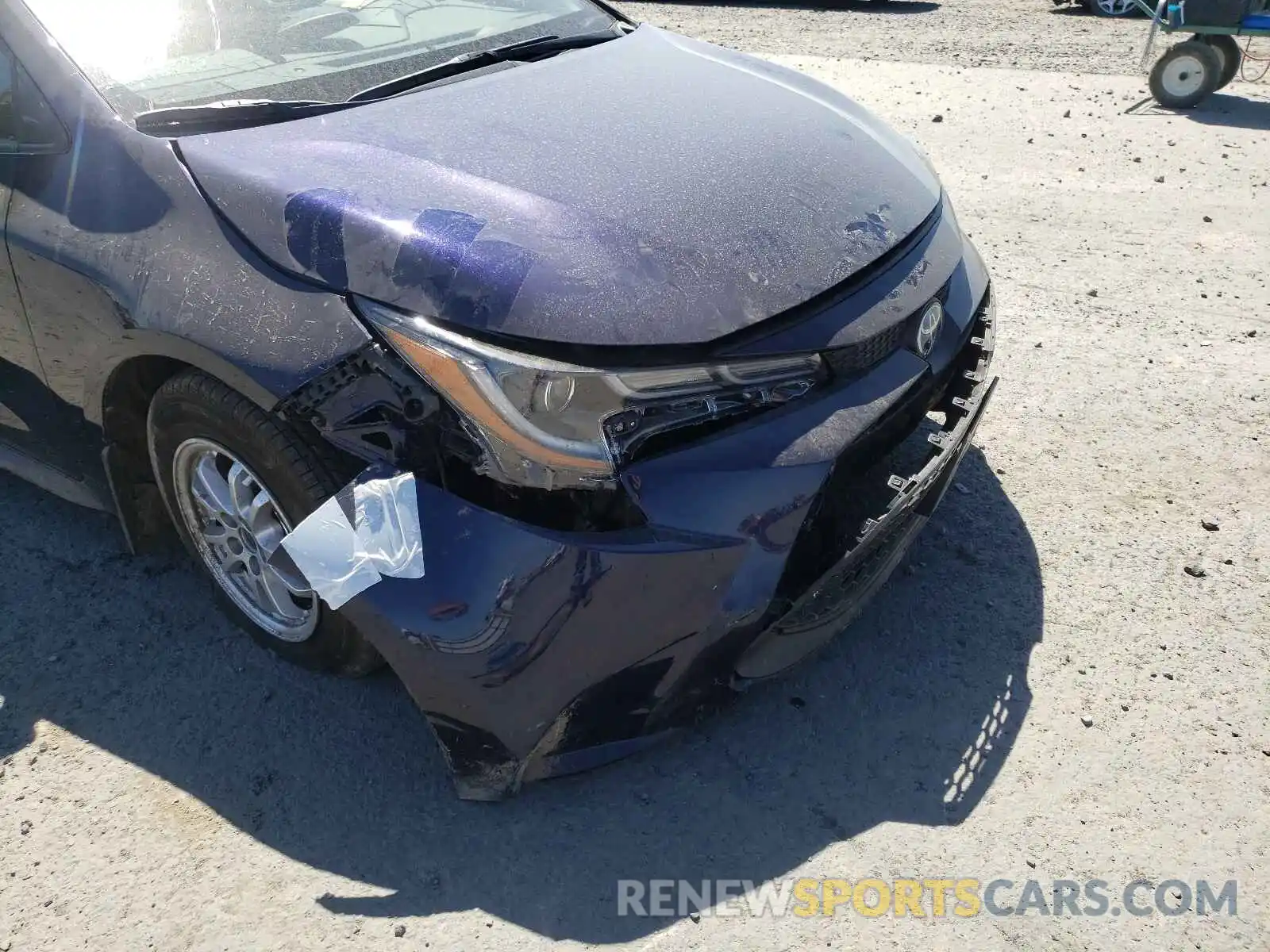 9 Photograph of a damaged car JTDEAMDEXMJ030607 TOYOTA COROLLA 2021