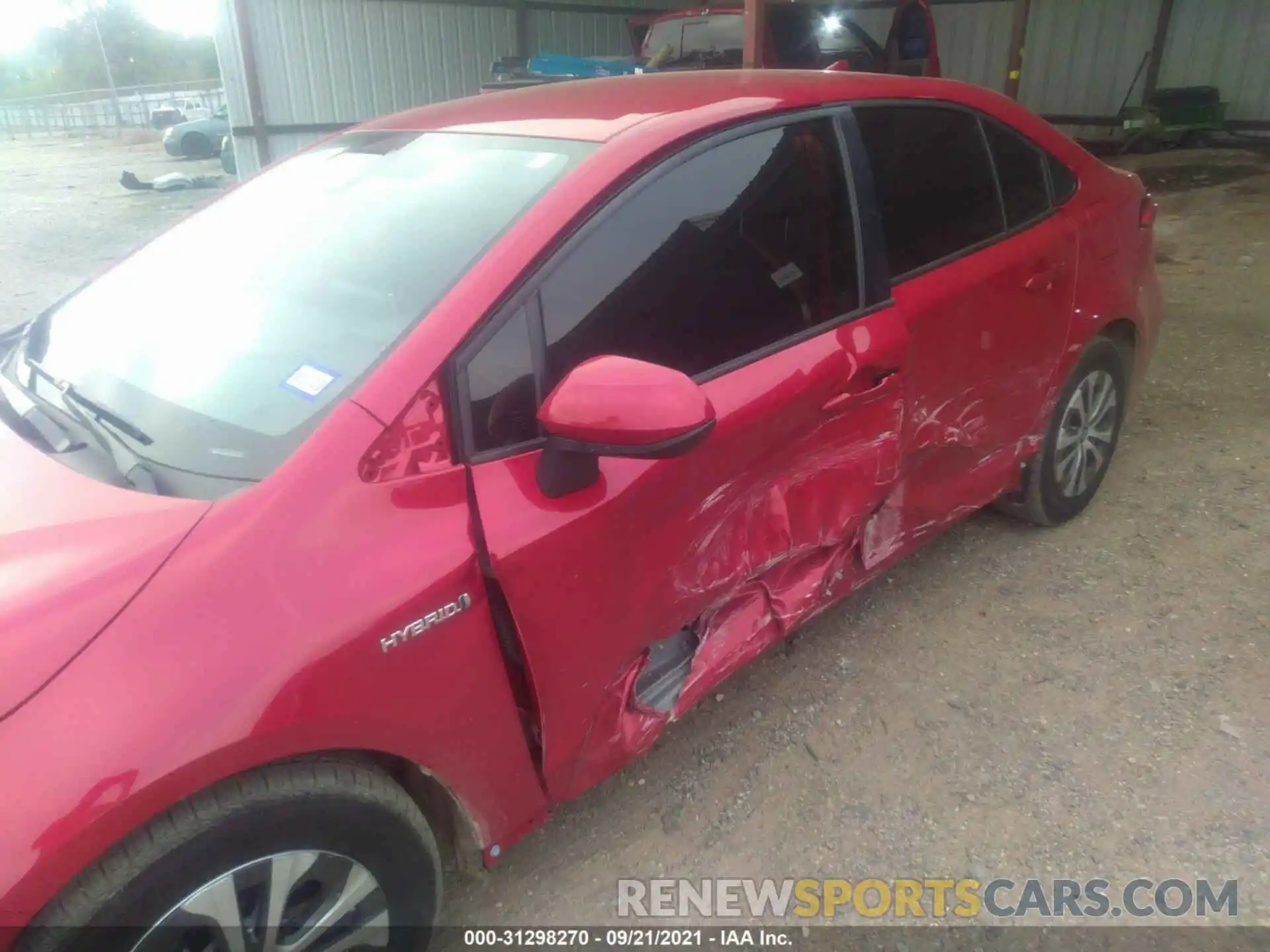 6 Photograph of a damaged car JTDEAMDEXMJ031482 TOYOTA COROLLA 2021