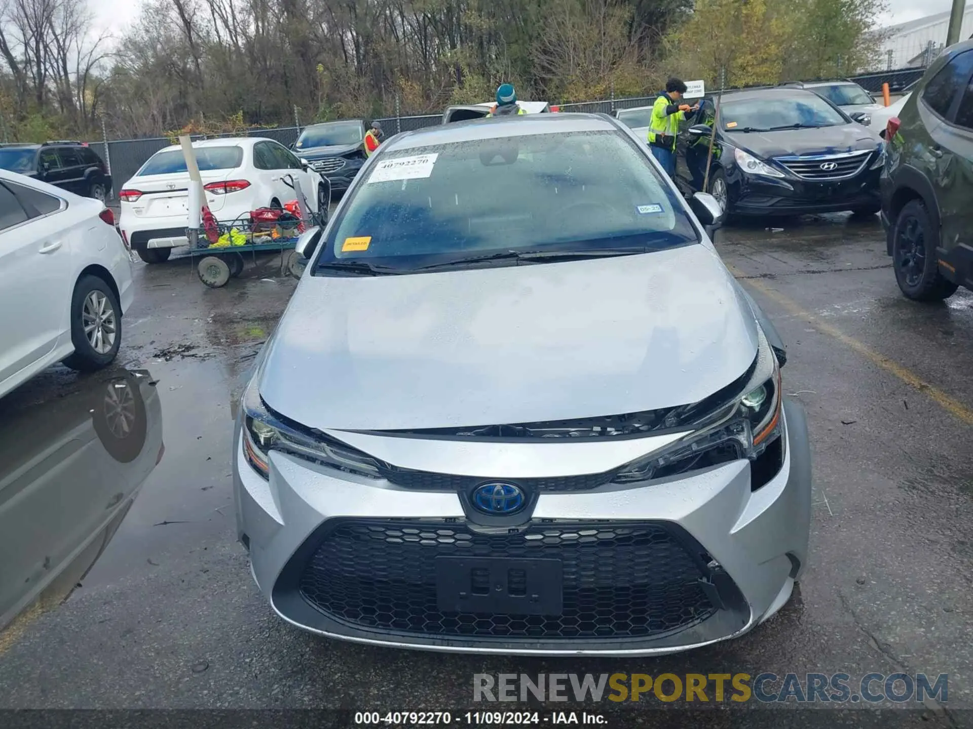 12 Photograph of a damaged car JTDEAMDEXMJ033412 TOYOTA COROLLA 2021
