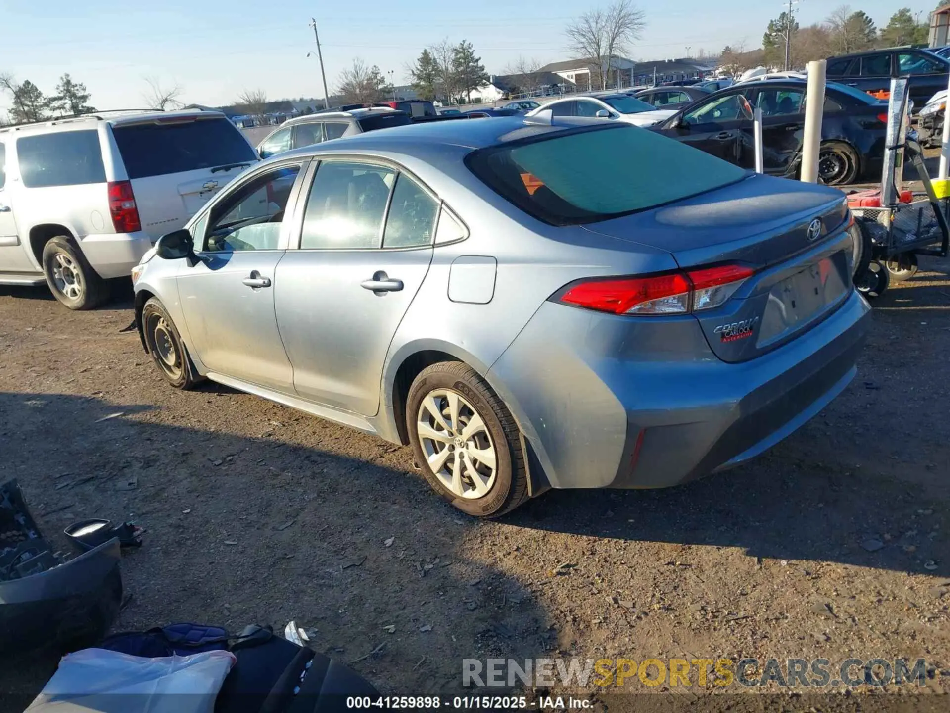 3 Photograph of a damaged car JTDEPMAE0MJ117774 TOYOTA COROLLA 2021