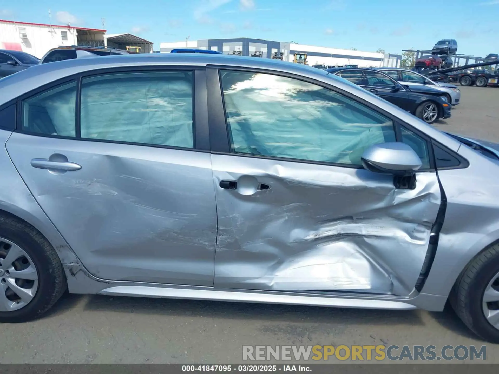 6 Photograph of a damaged car JTDEPMAE0MJ119069 TOYOTA COROLLA 2021