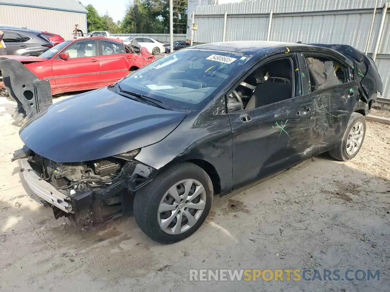 1 Photograph of a damaged car JTDEPMAE0MJ119931 TOYOTA COROLLA 2021