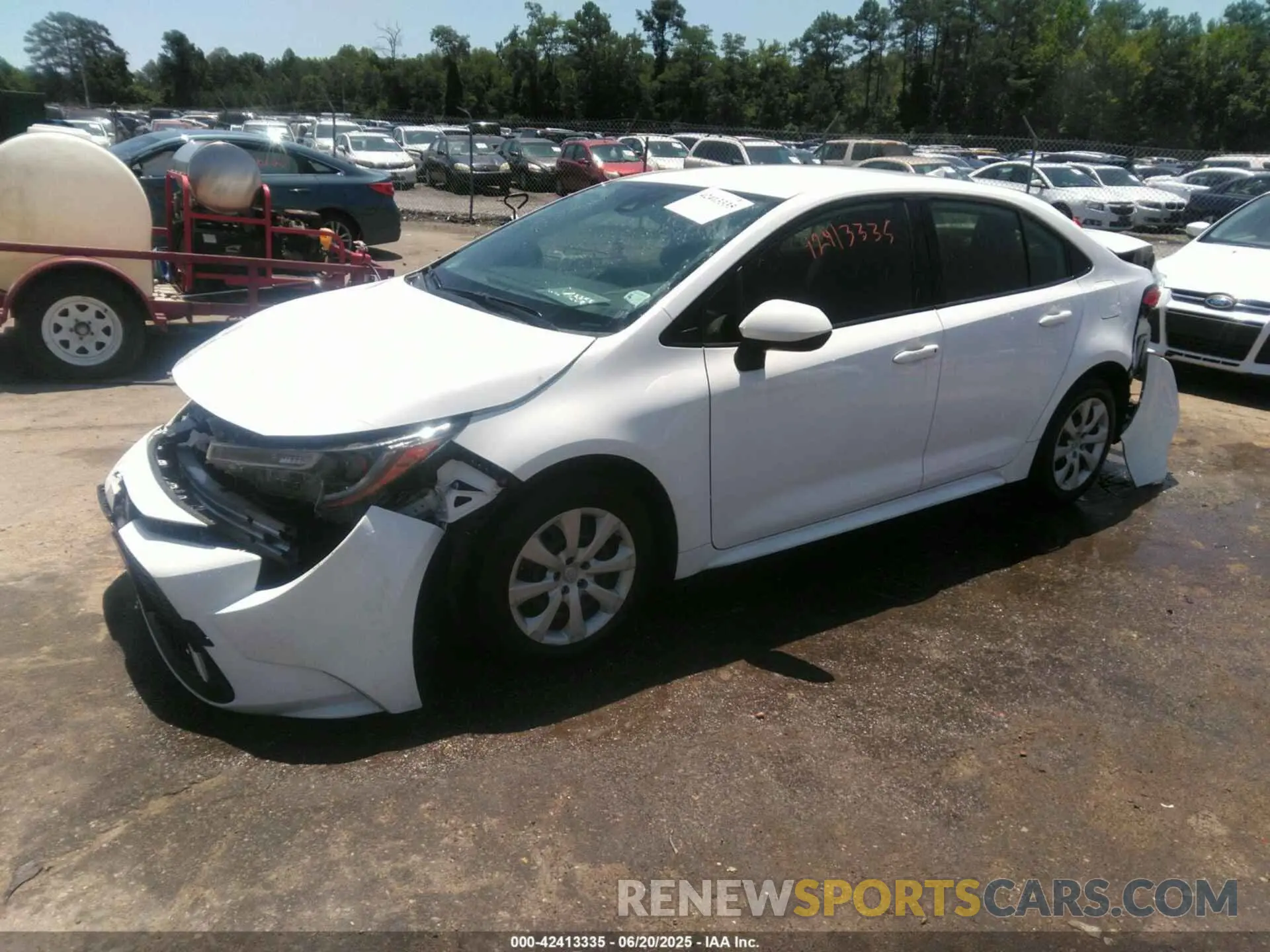 2 Photograph of a damaged car JTDEPMAE0MJ121565 TOYOTA COROLLA 2021
