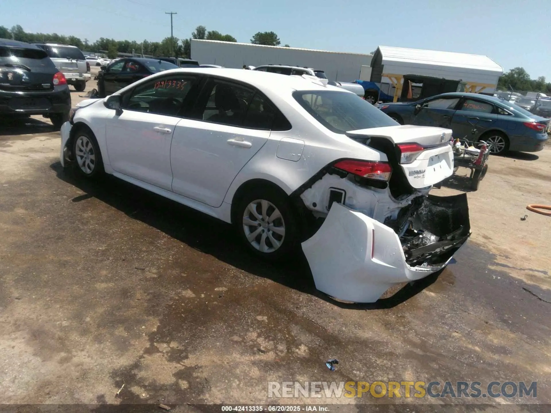 3 Photograph of a damaged car JTDEPMAE0MJ121565 TOYOTA COROLLA 2021