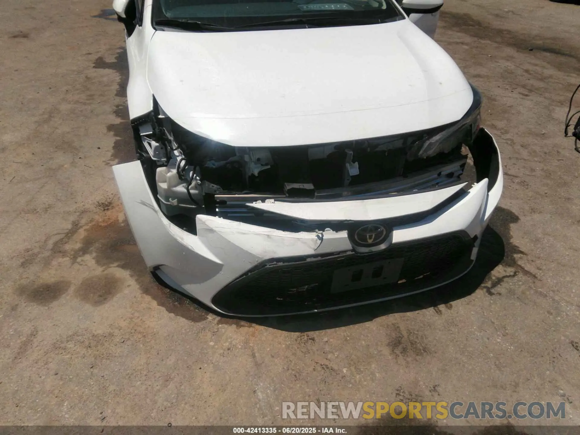 6 Photograph of a damaged car JTDEPMAE0MJ121565 TOYOTA COROLLA 2021