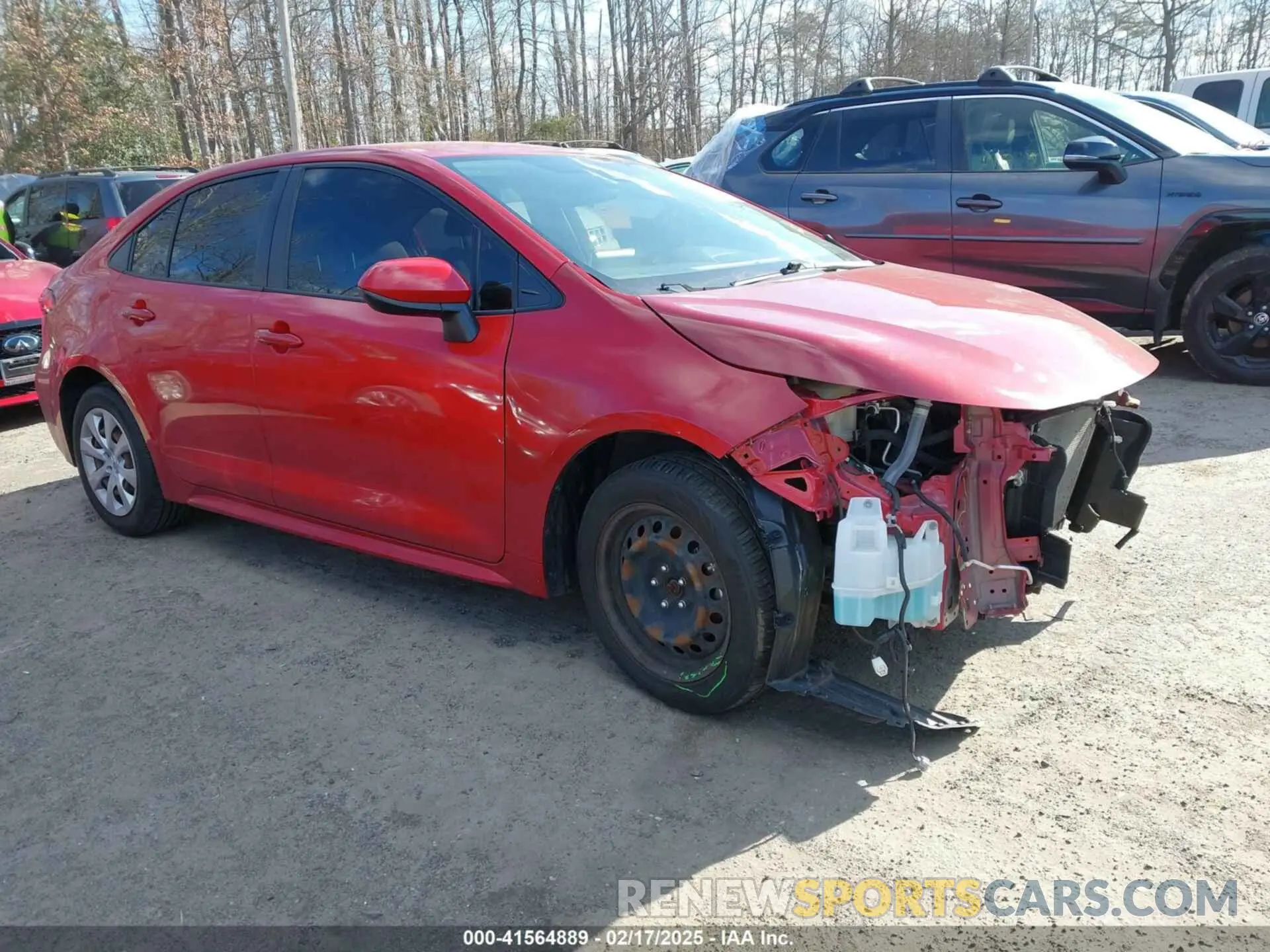 1 Photograph of a damaged car JTDEPMAE0MJ126653 TOYOTA COROLLA 2021