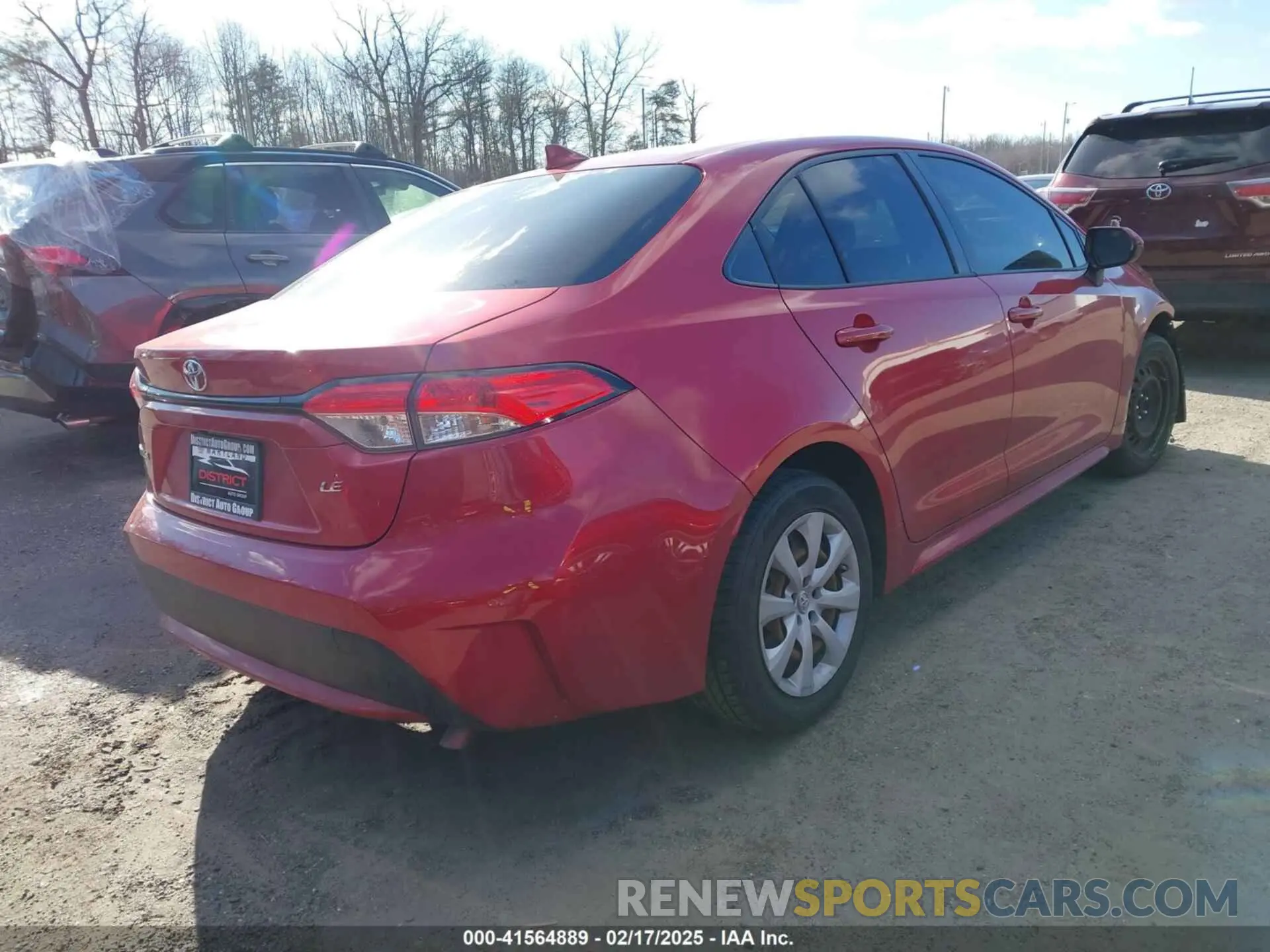 4 Photograph of a damaged car JTDEPMAE0MJ126653 TOYOTA COROLLA 2021