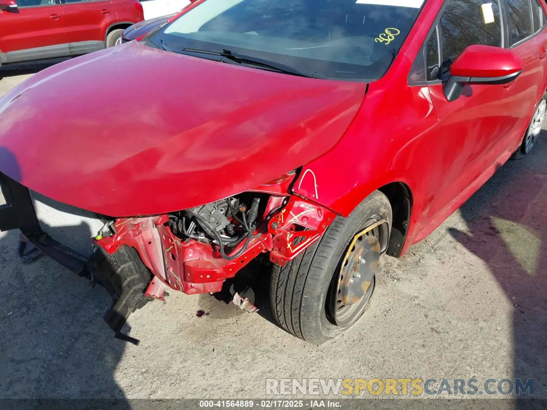 6 Photograph of a damaged car JTDEPMAE0MJ126653 TOYOTA COROLLA 2021