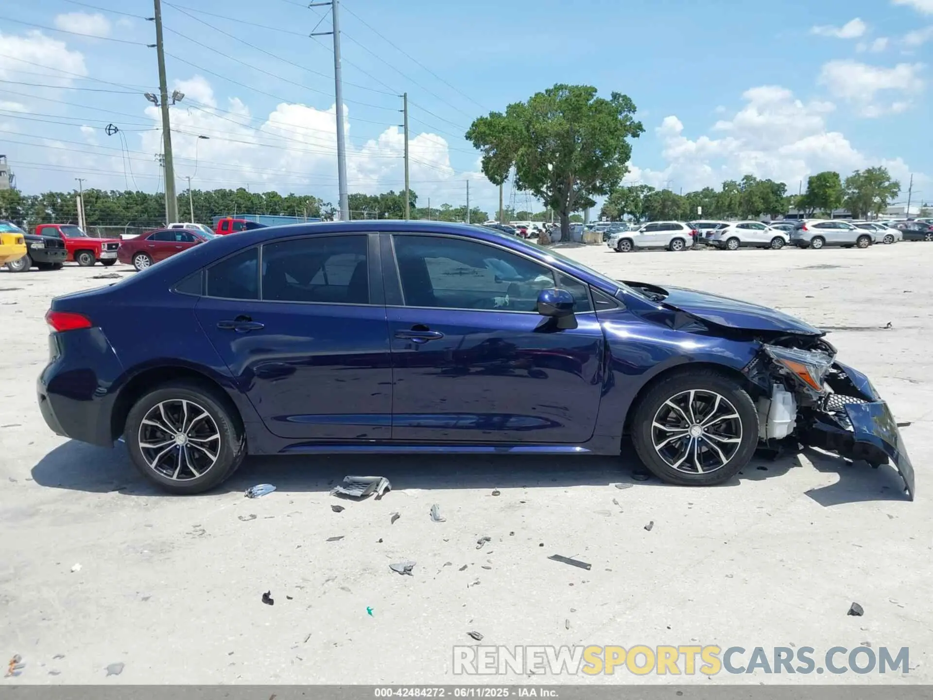 13 Photograph of a damaged car JTDEPMAE0MJ127754 TOYOTA COROLLA 2021