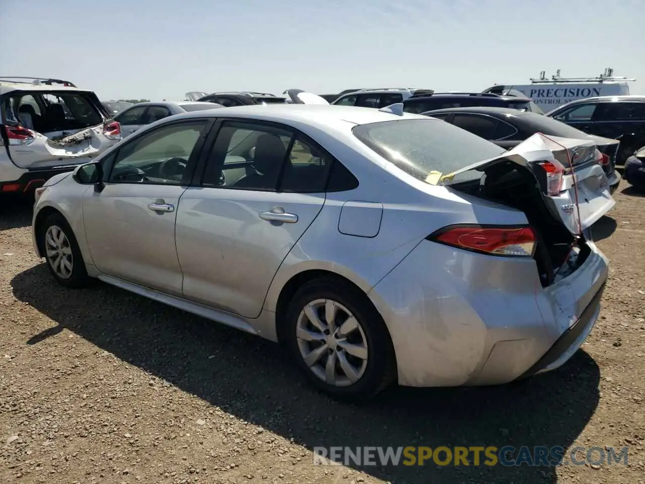 2 Photograph of a damaged car JTDEPMAE0MJ128337 TOYOTA COROLLA 2021
