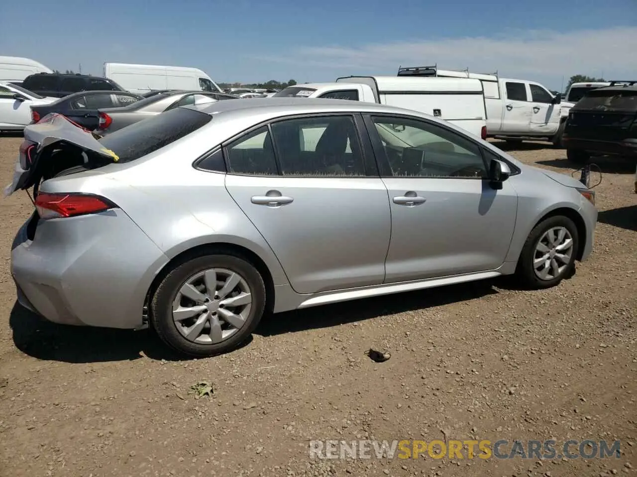 3 Photograph of a damaged car JTDEPMAE0MJ128337 TOYOTA COROLLA 2021