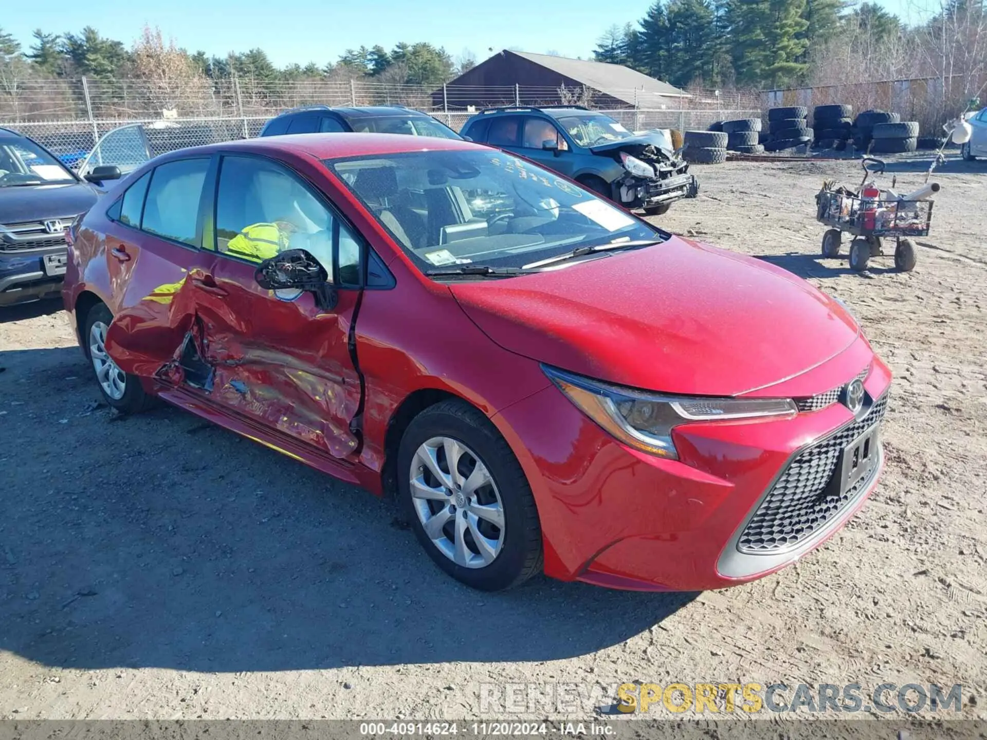 6 Photograph of a damaged car JTDEPMAE0MJ135594 TOYOTA COROLLA 2021